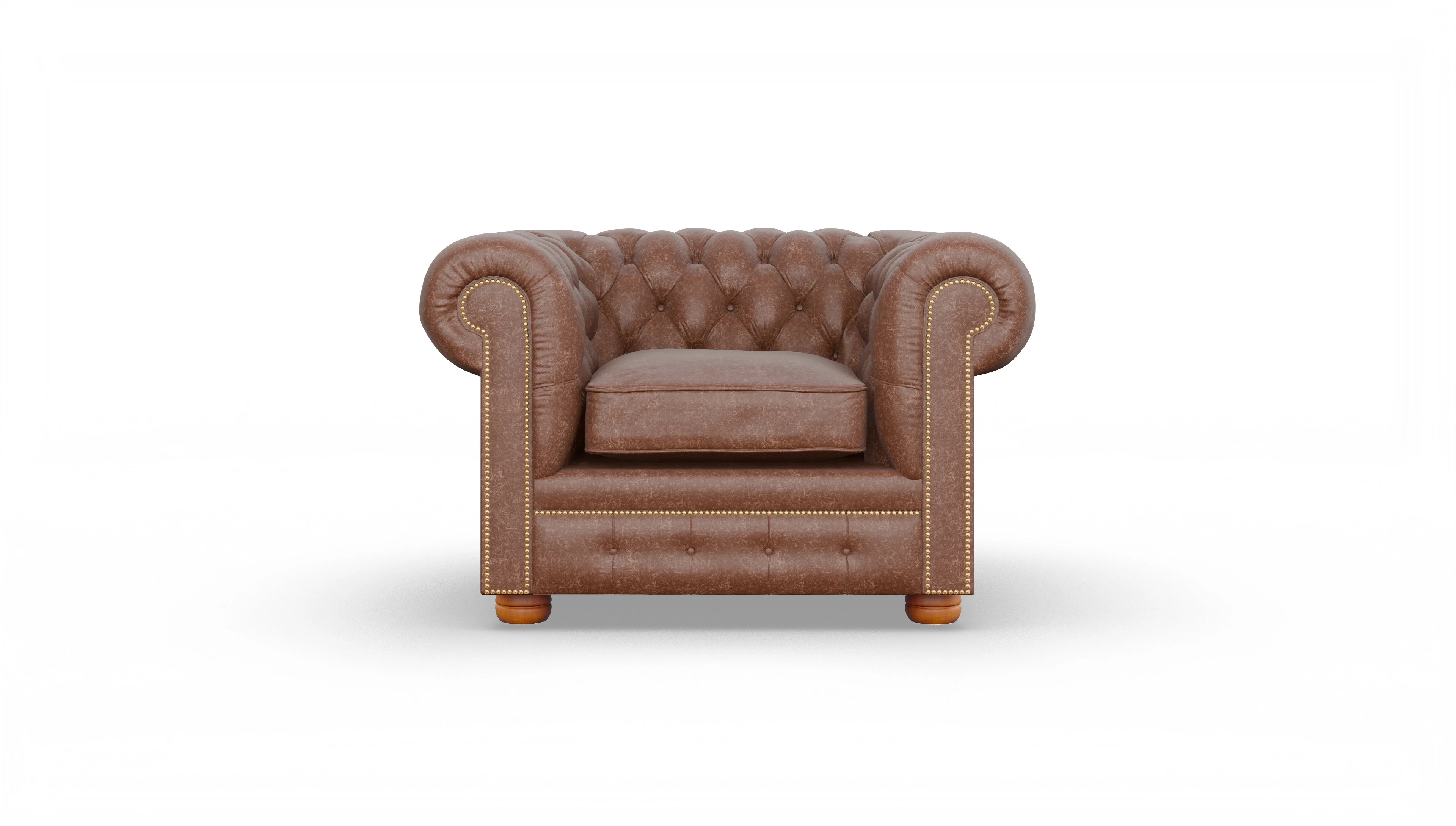 Ansicht des Produktes William Sessel in Leder braun