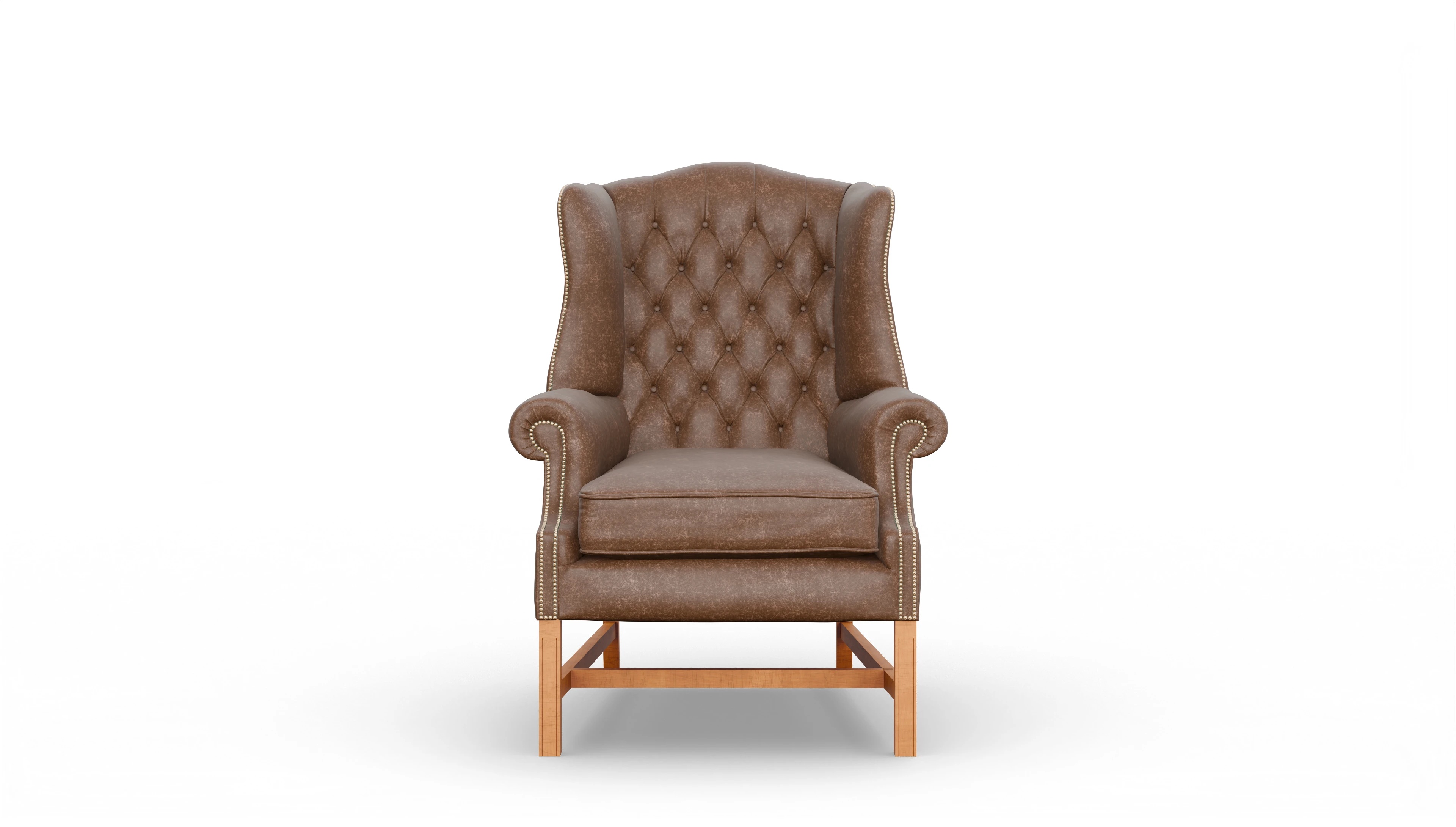 Ansicht des Produktes Winston Sessel in Leder braun