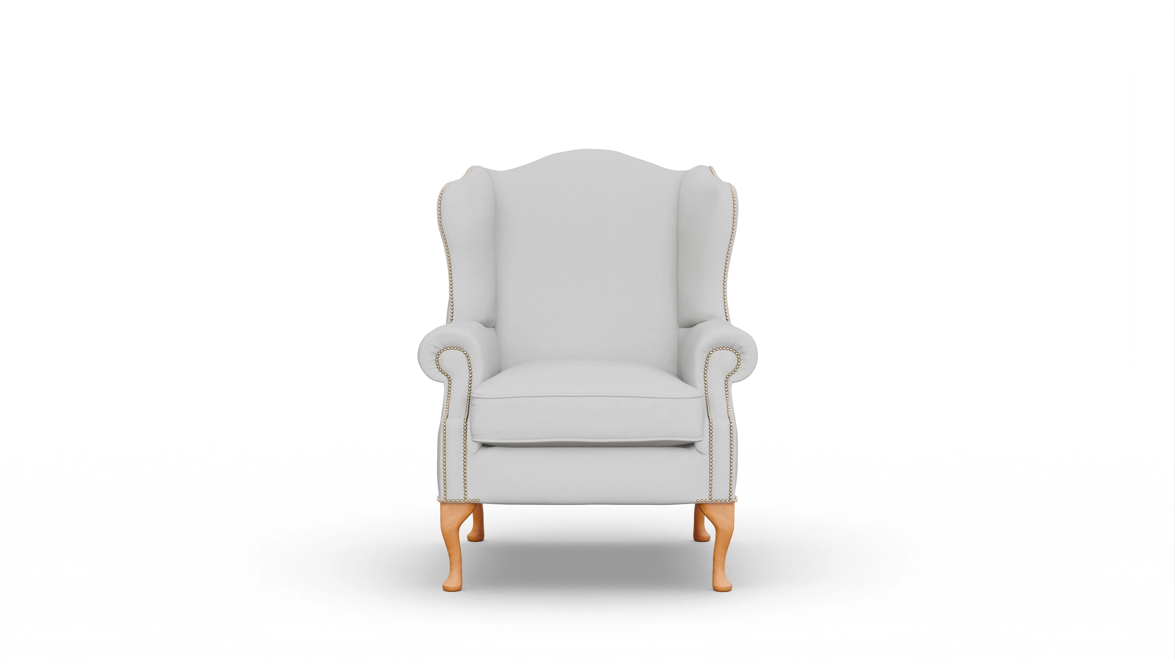 Ansicht des Produktes Heywood Sessel in Leder weiß