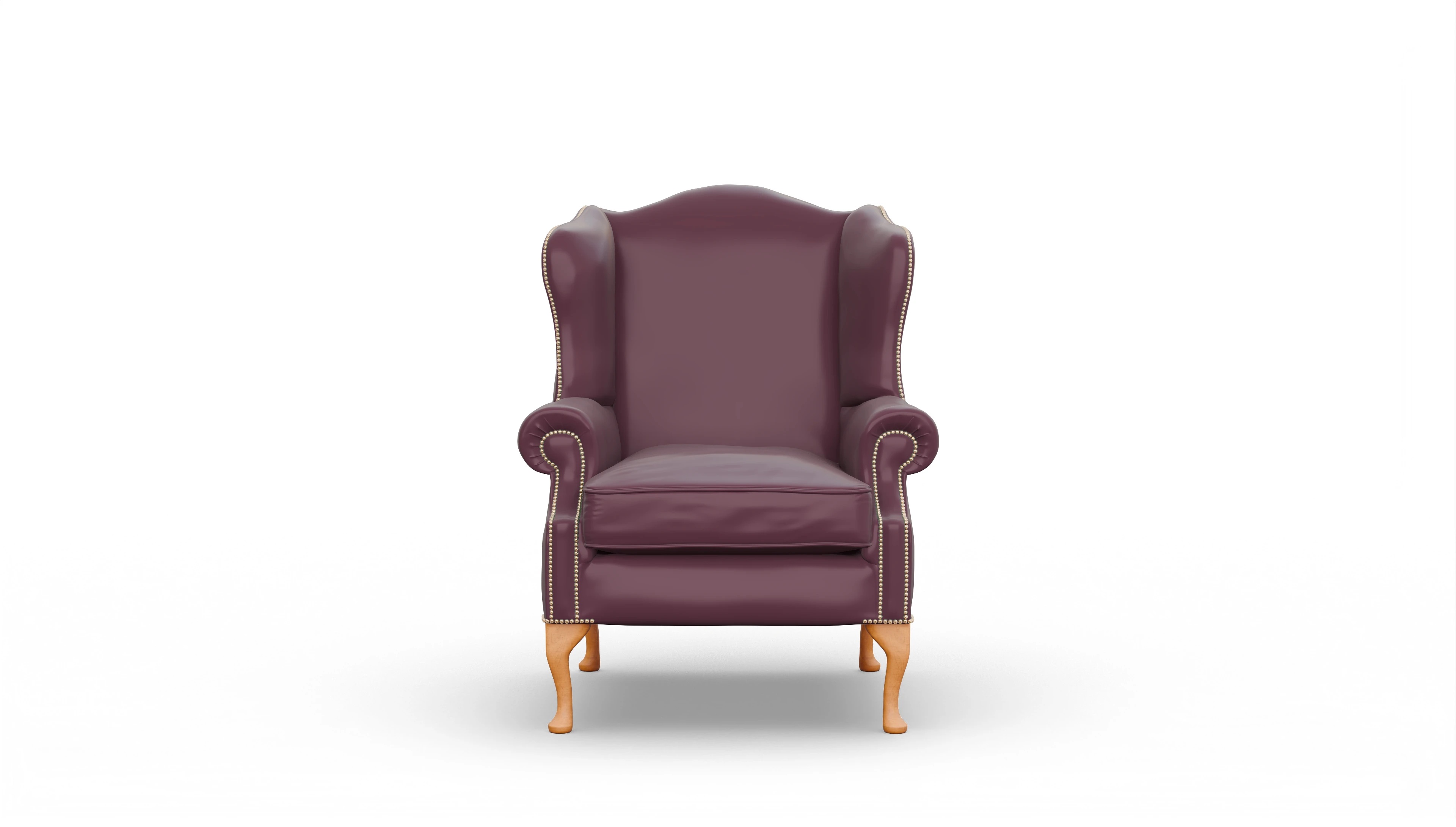 Ansicht des Produktes Heywood Sessel in Leder rot