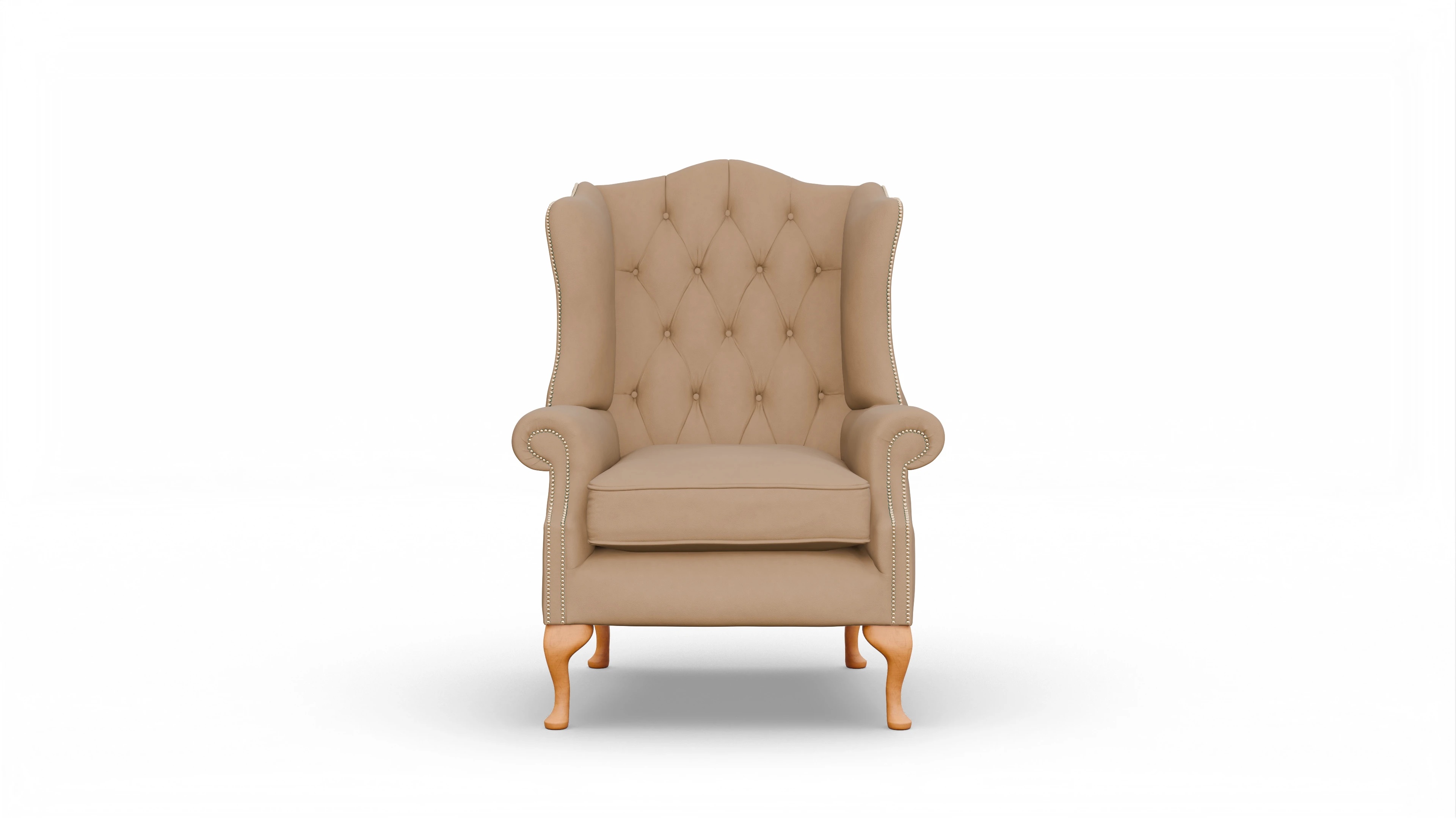 Ansicht des Produktes Wickham Sessel in Leder braun