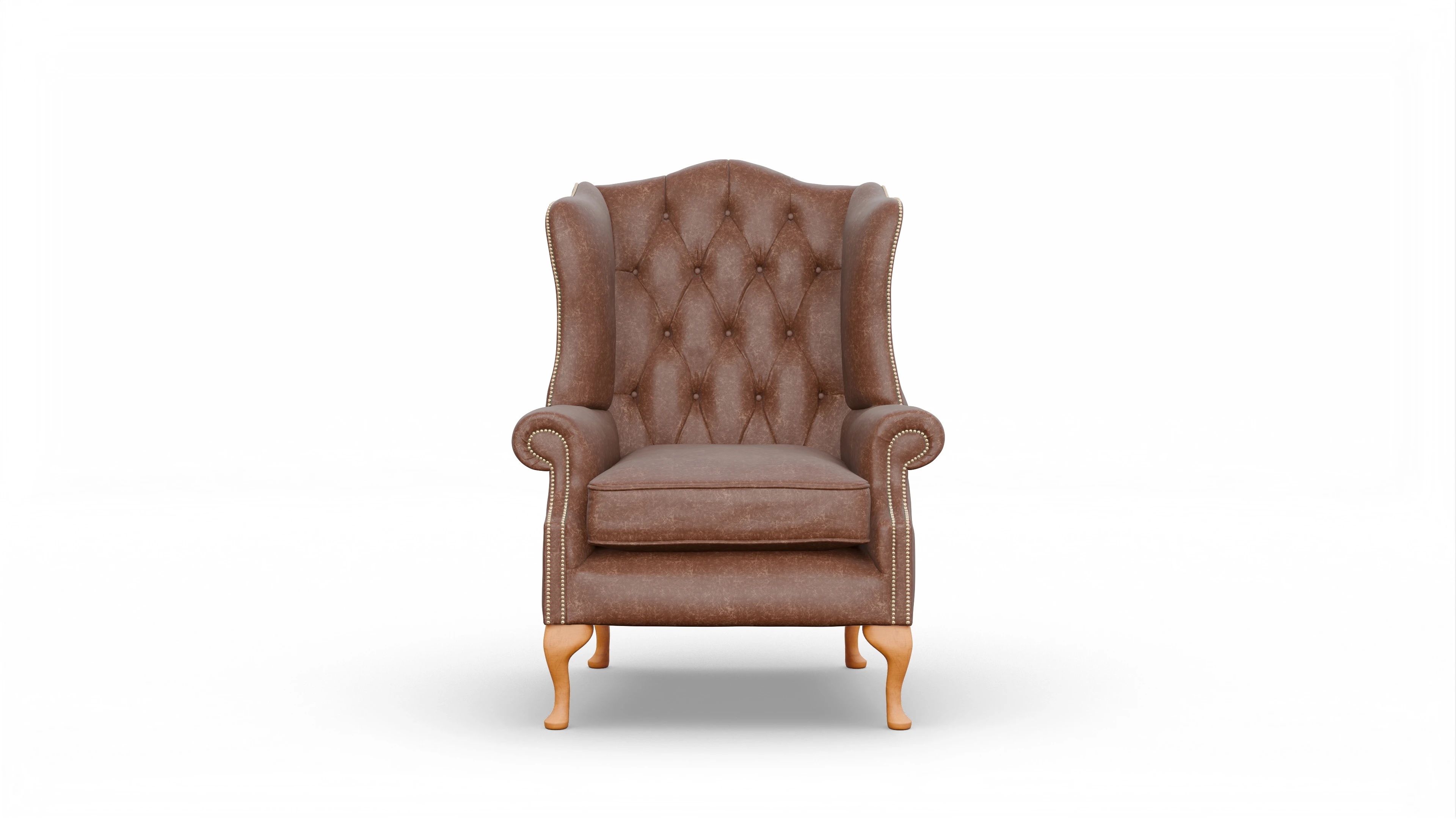 Ansicht des Produktes Wickham Sessel in Leder braun