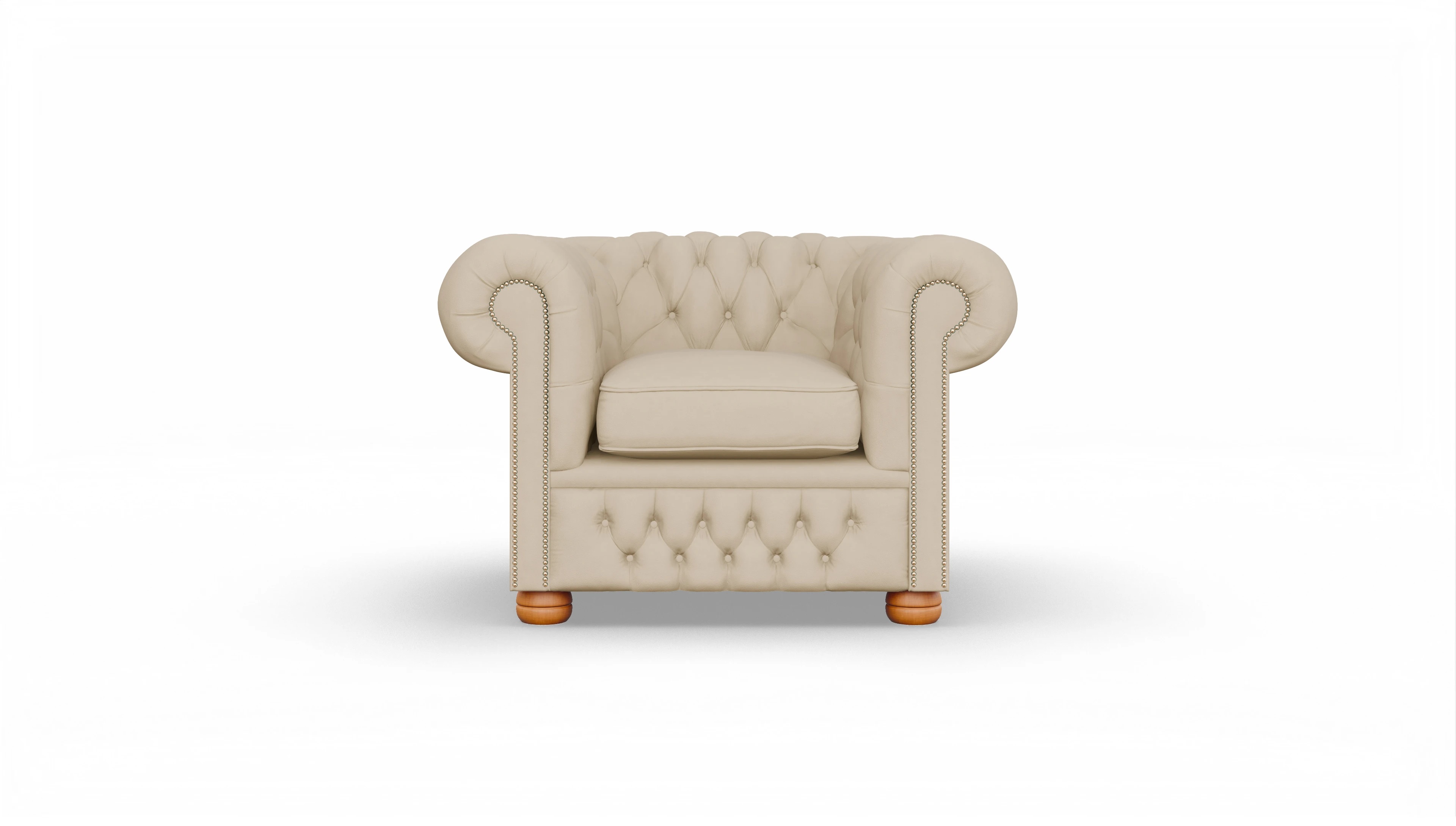 Ansicht des Produktes Oxford Sessel in Leder beige