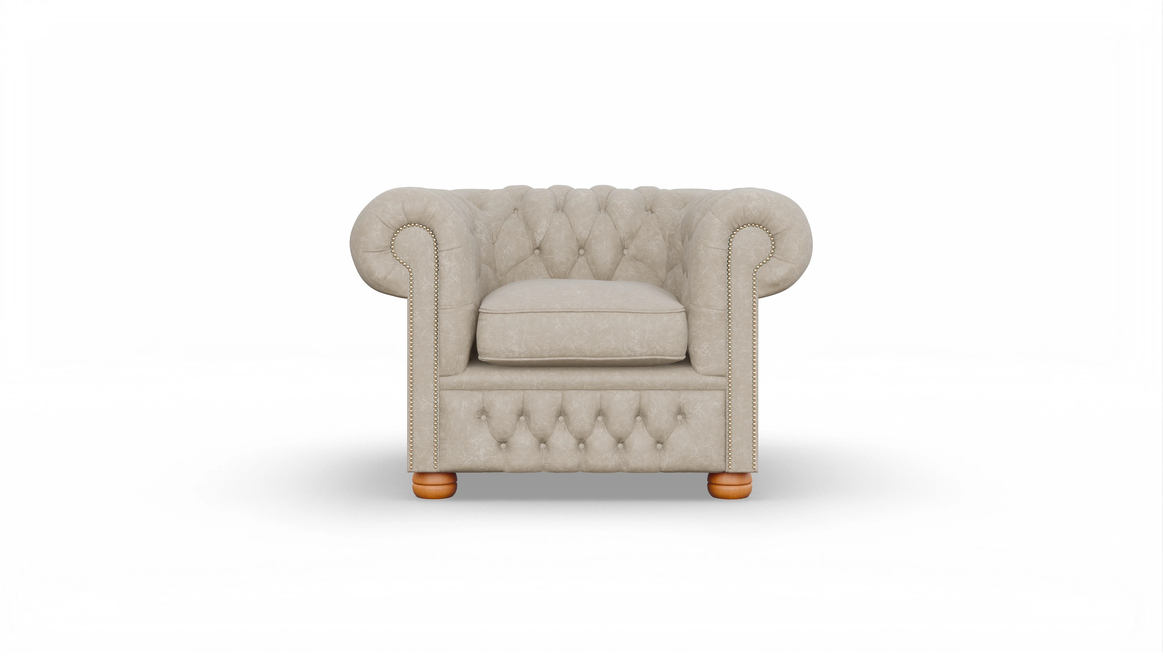 Ansicht des Produktes Oxford Sessel in Leder beige