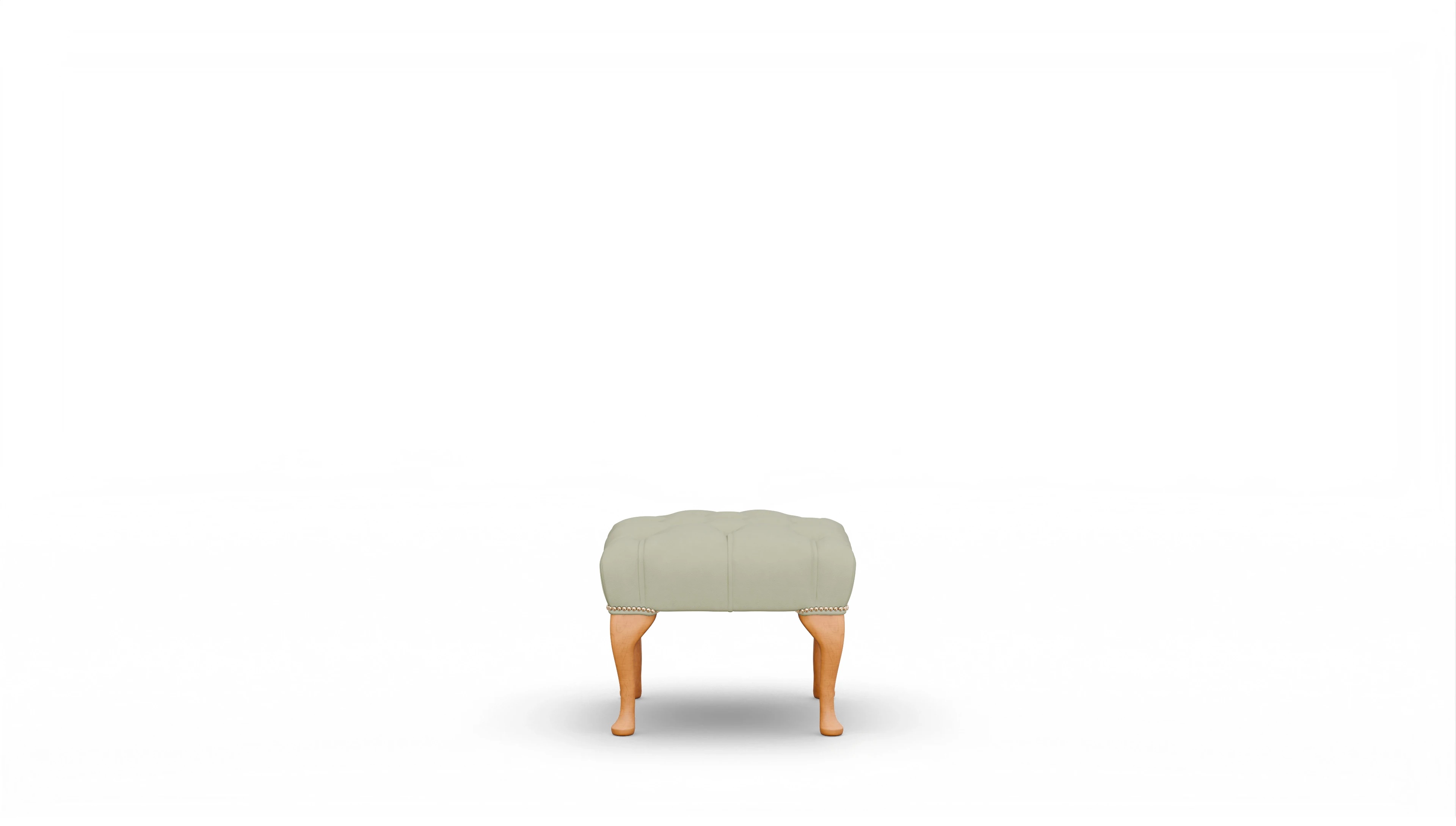 Ansicht des Produktes Crawford Hocker in Leder grün