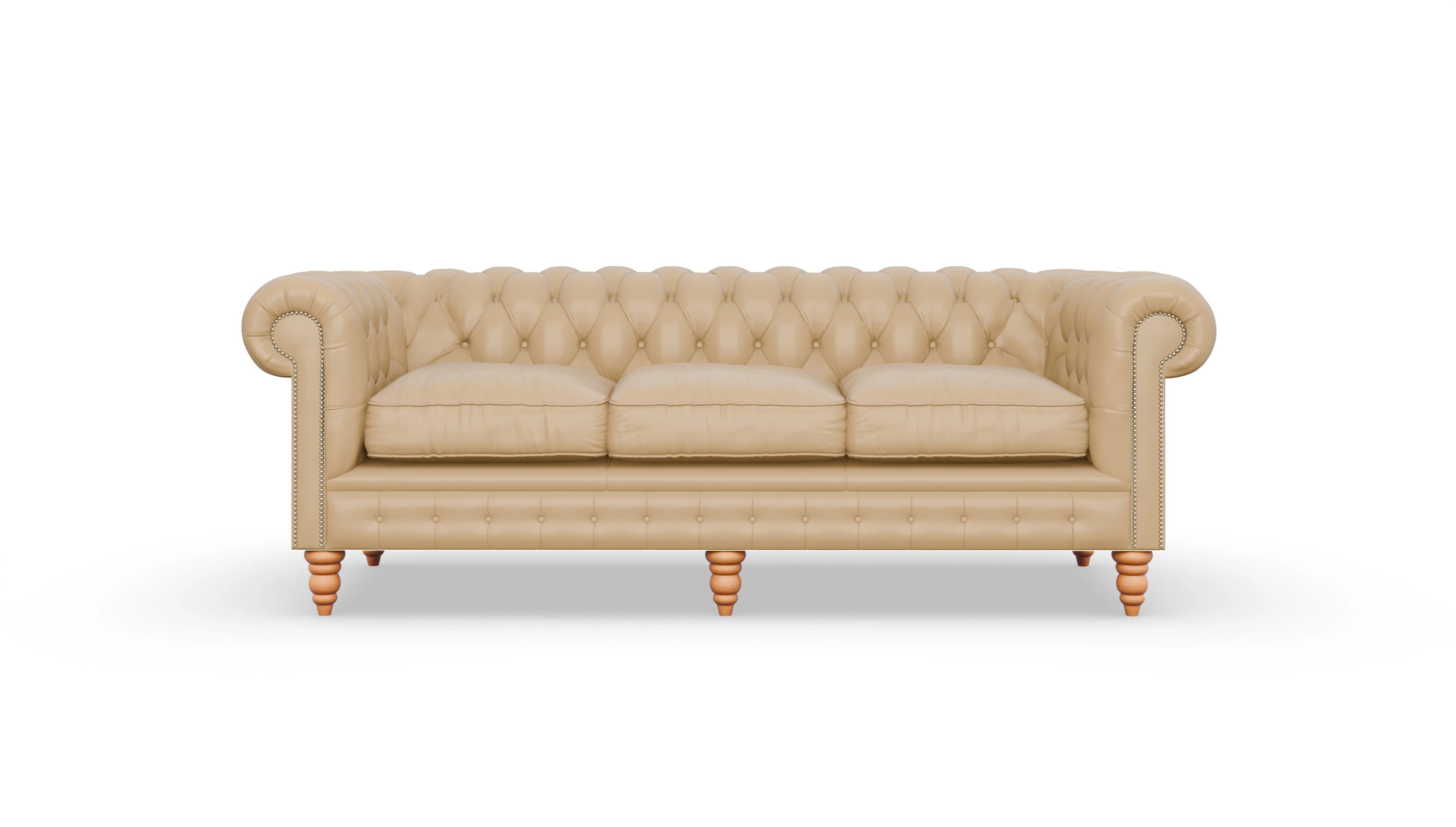 Ansicht des Produktes Bennet 3,5-Sitzer in Leder beige