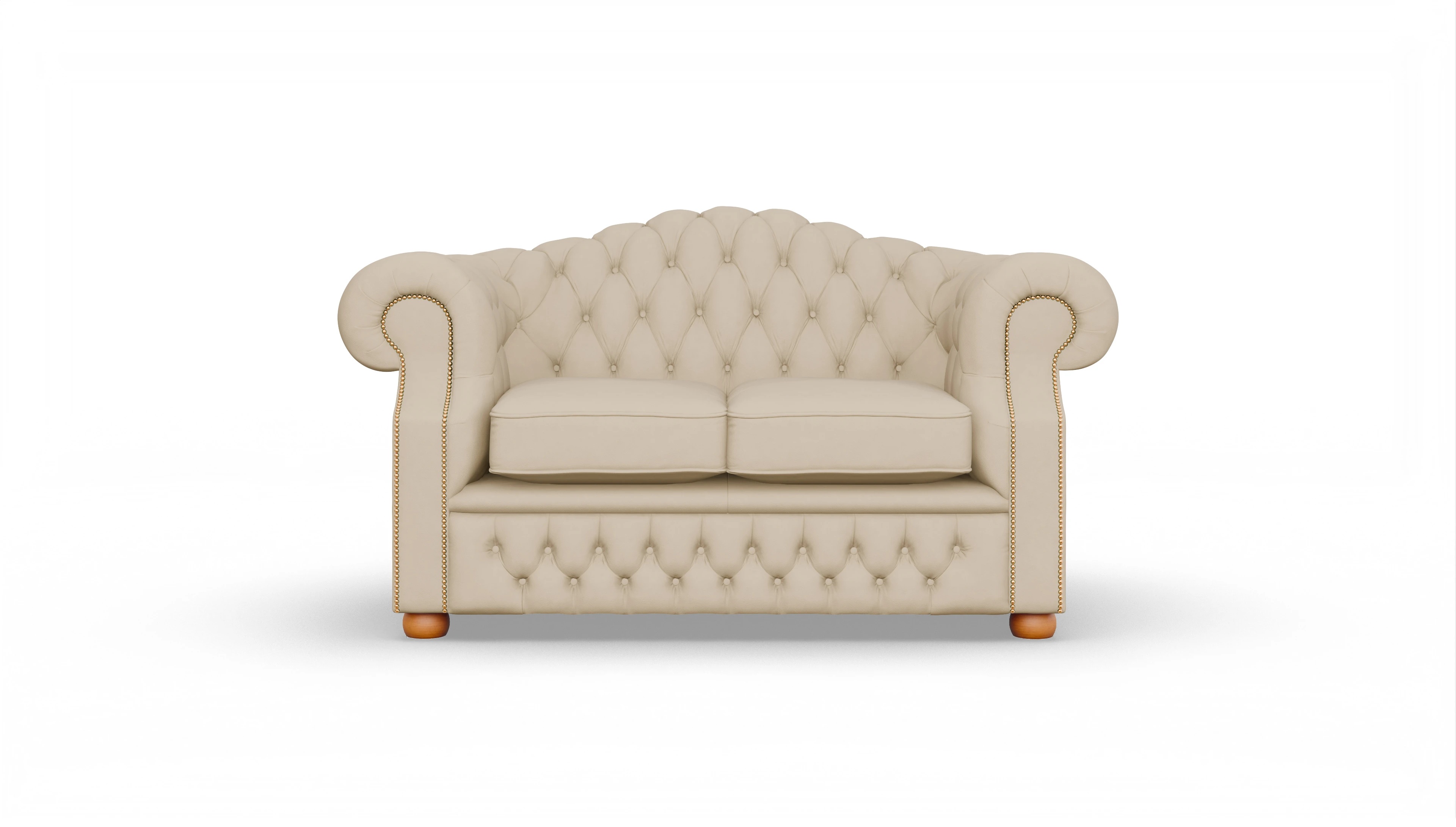 Ansicht des Produktes Yates 2-Sitzer in Leder beige