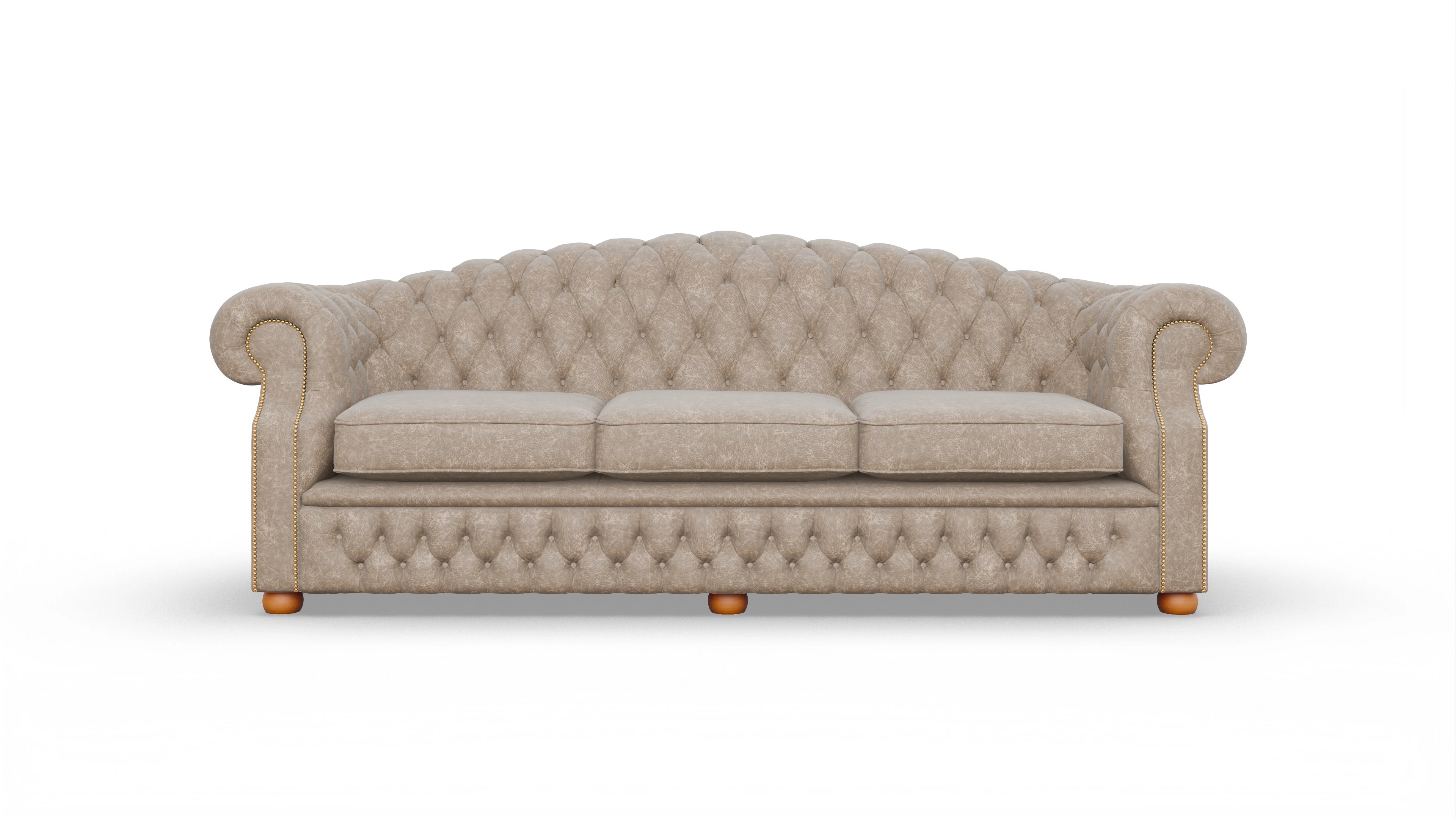 Ansicht des Produktes Yates 4-Sitzer in Leder beige