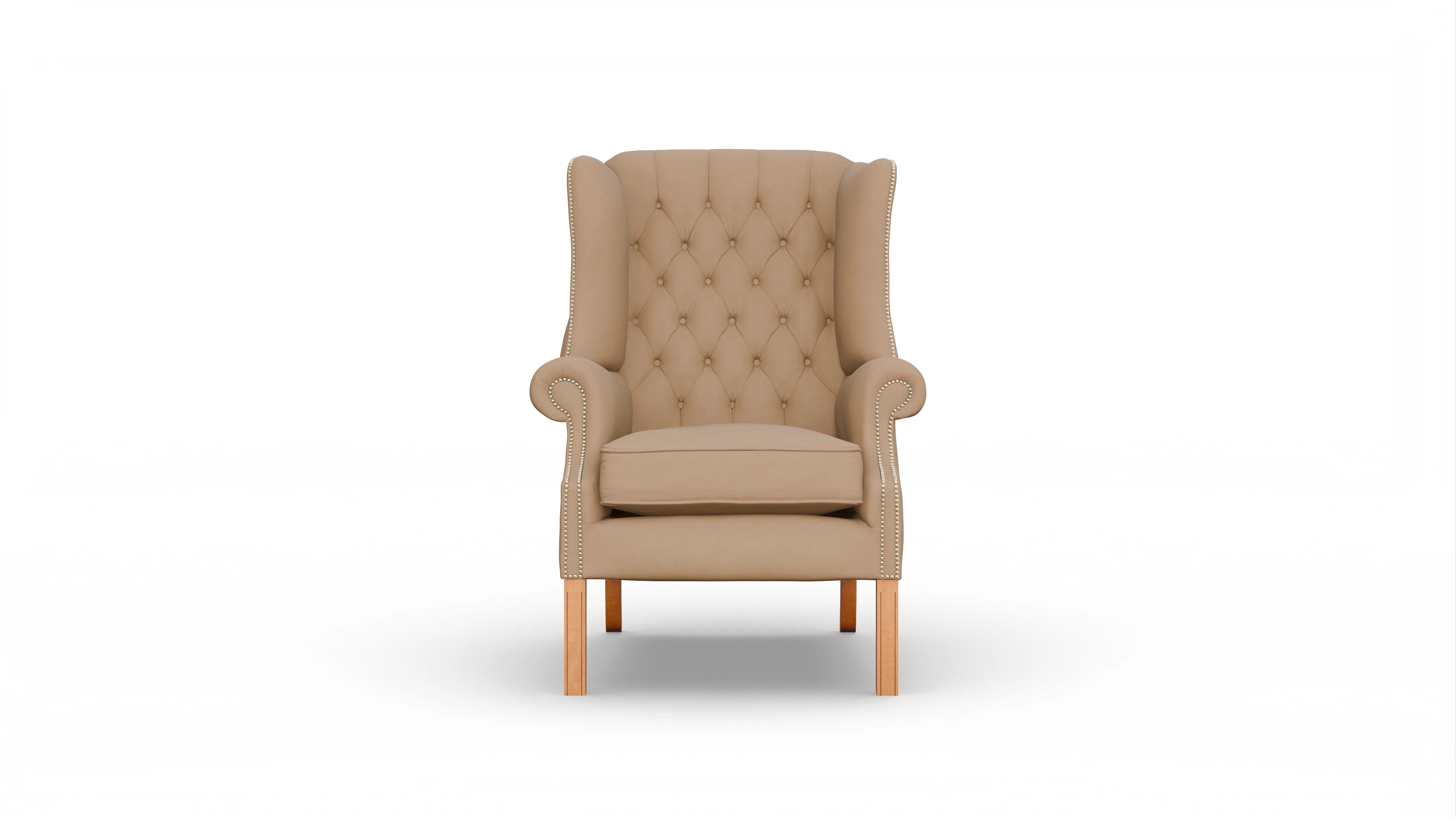 Ansicht des Produktes Francisco Sessel in Leder braun