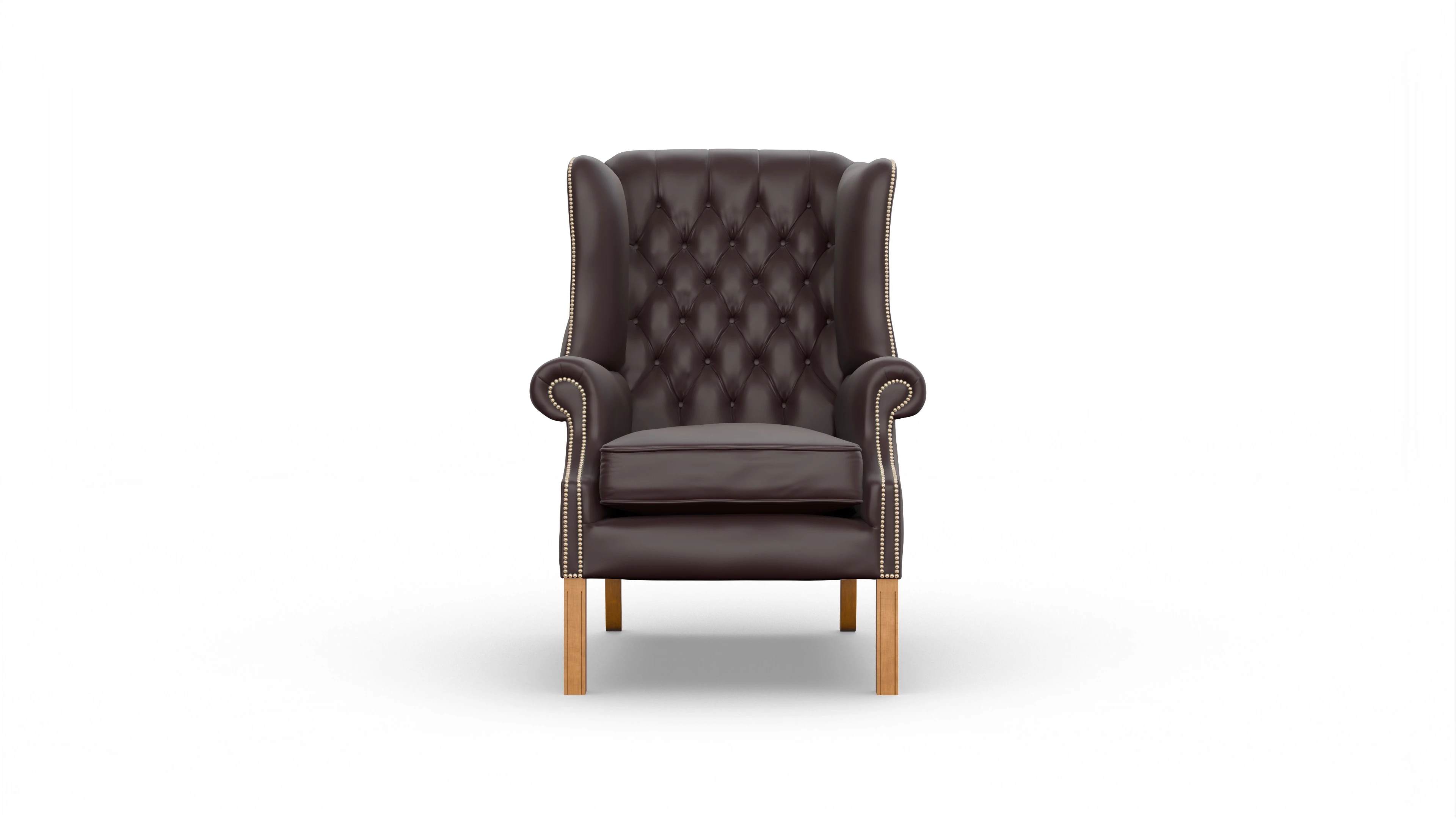 Ansicht des Produktes Francisco Sessel in Leder braun
