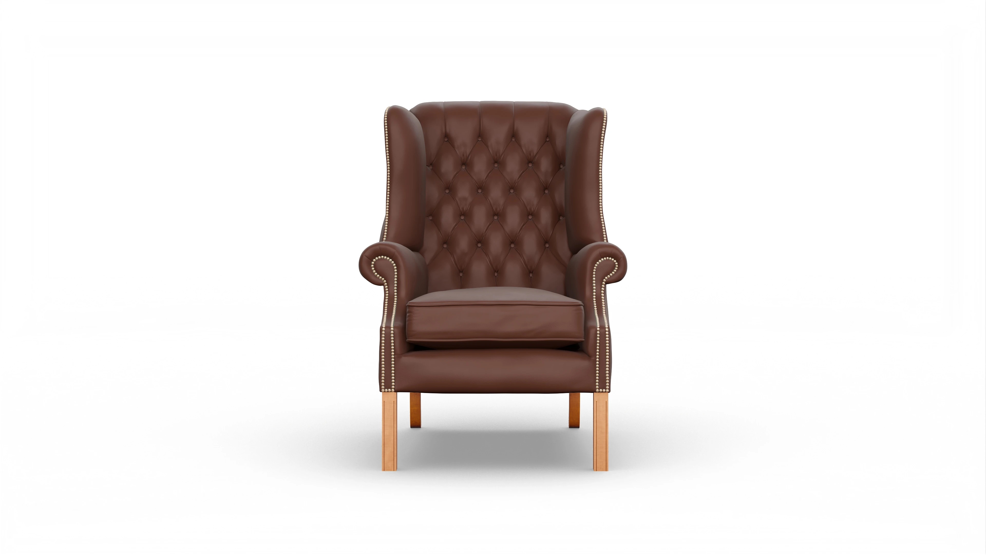 Ansicht des Produktes Francisco Sessel in Leder braun