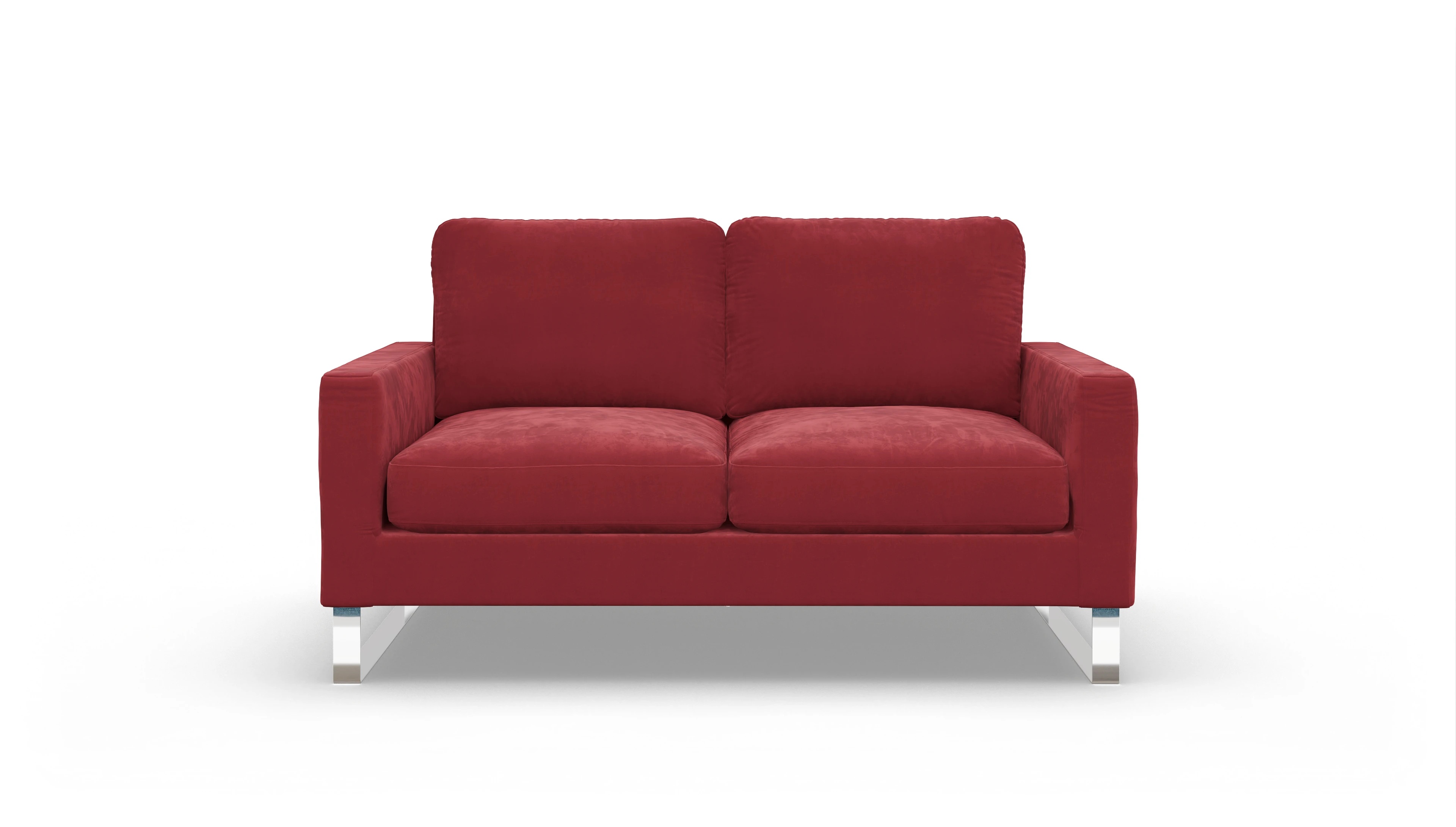 Cespon Stoffsofa Ansicht des Produktes Cespon 2-Sitzer in Samt rot