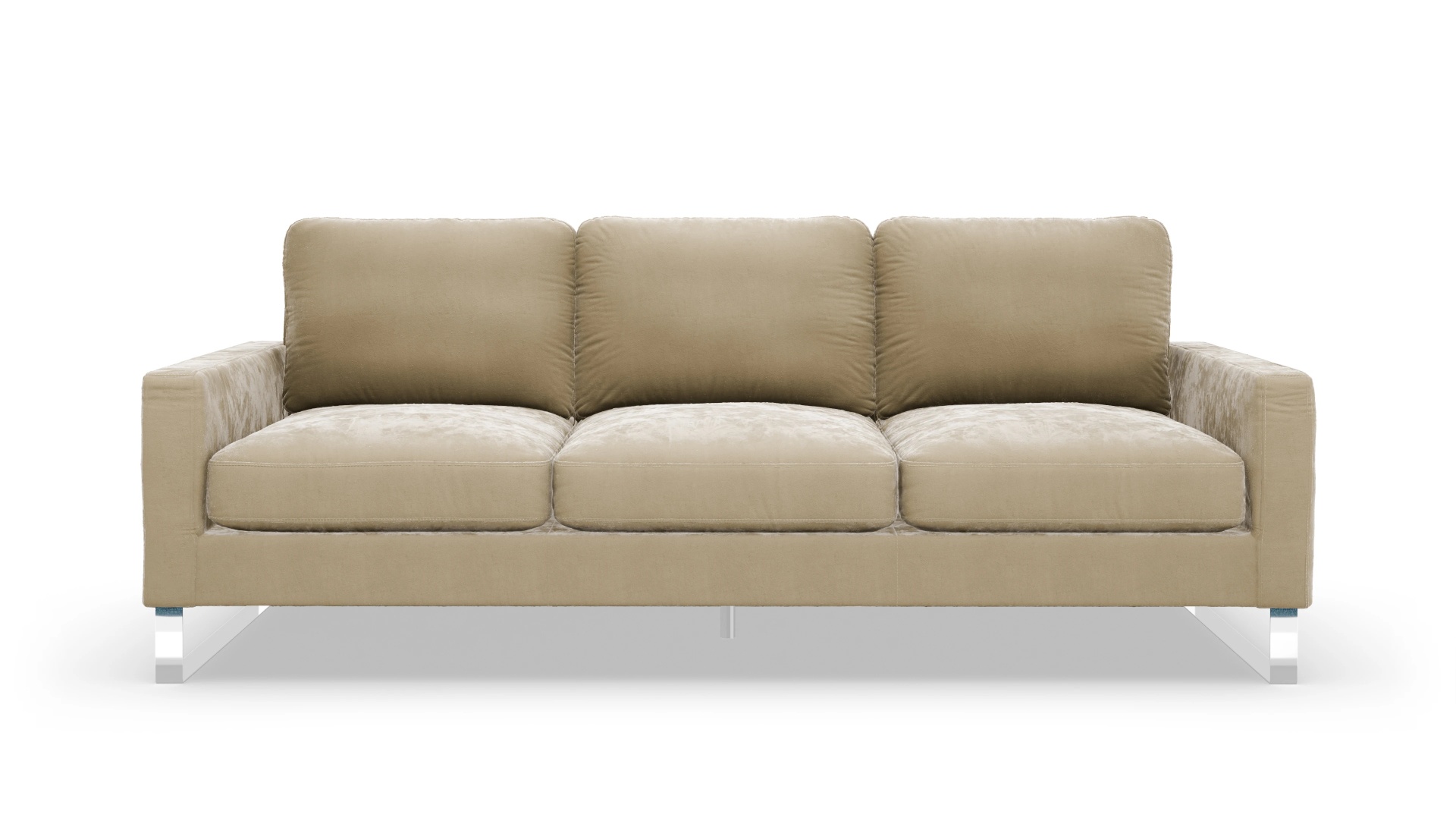 Cespon Stoffsofa Ansicht des Produktes Cespon 4-Sitzer in Samt weiß