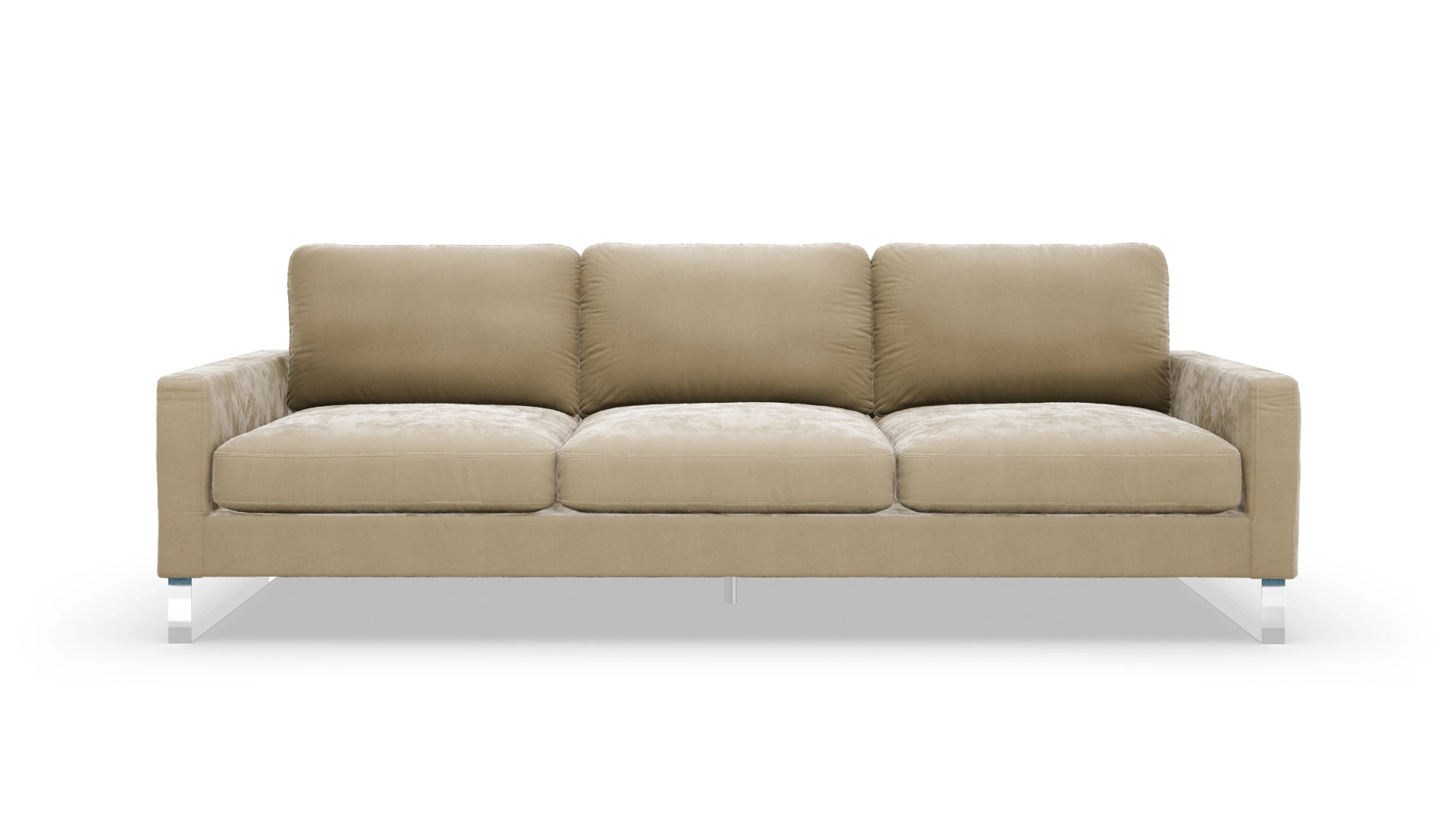 Cespon Stoffsofa Ansicht des Produktes Cespon 4,5-Sitzer in Samt weiß