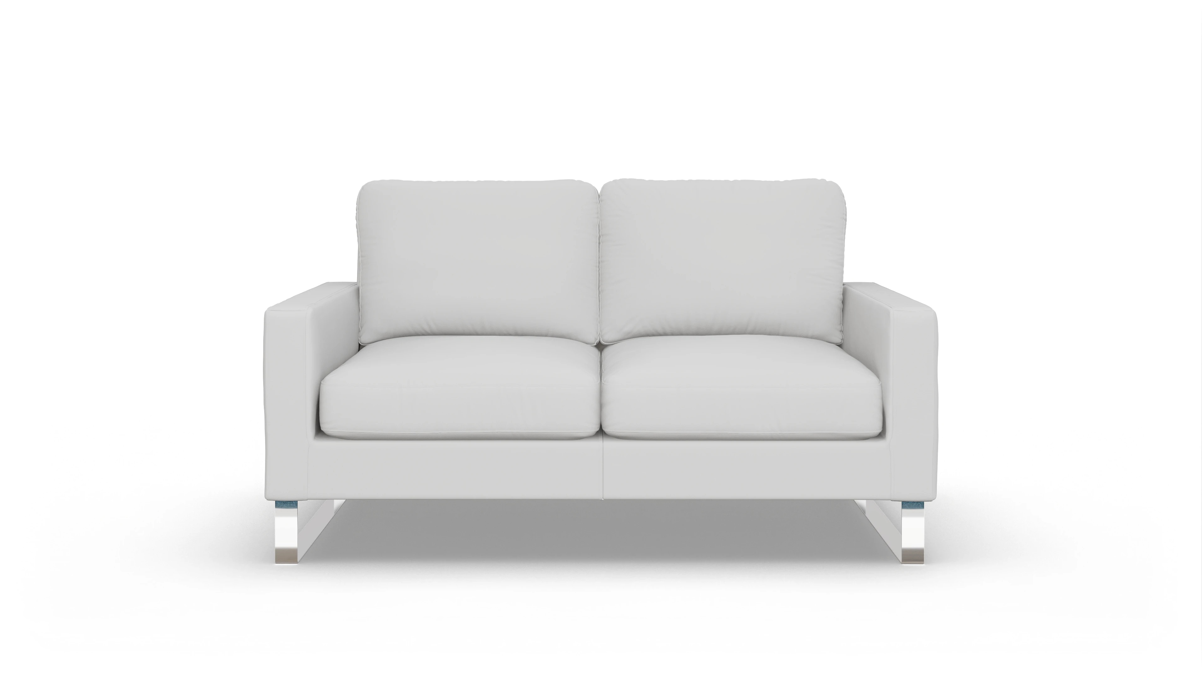 Cespon Ledersofa Ansicht des Produktes Cespon 2-Sitzer in Leder weiß