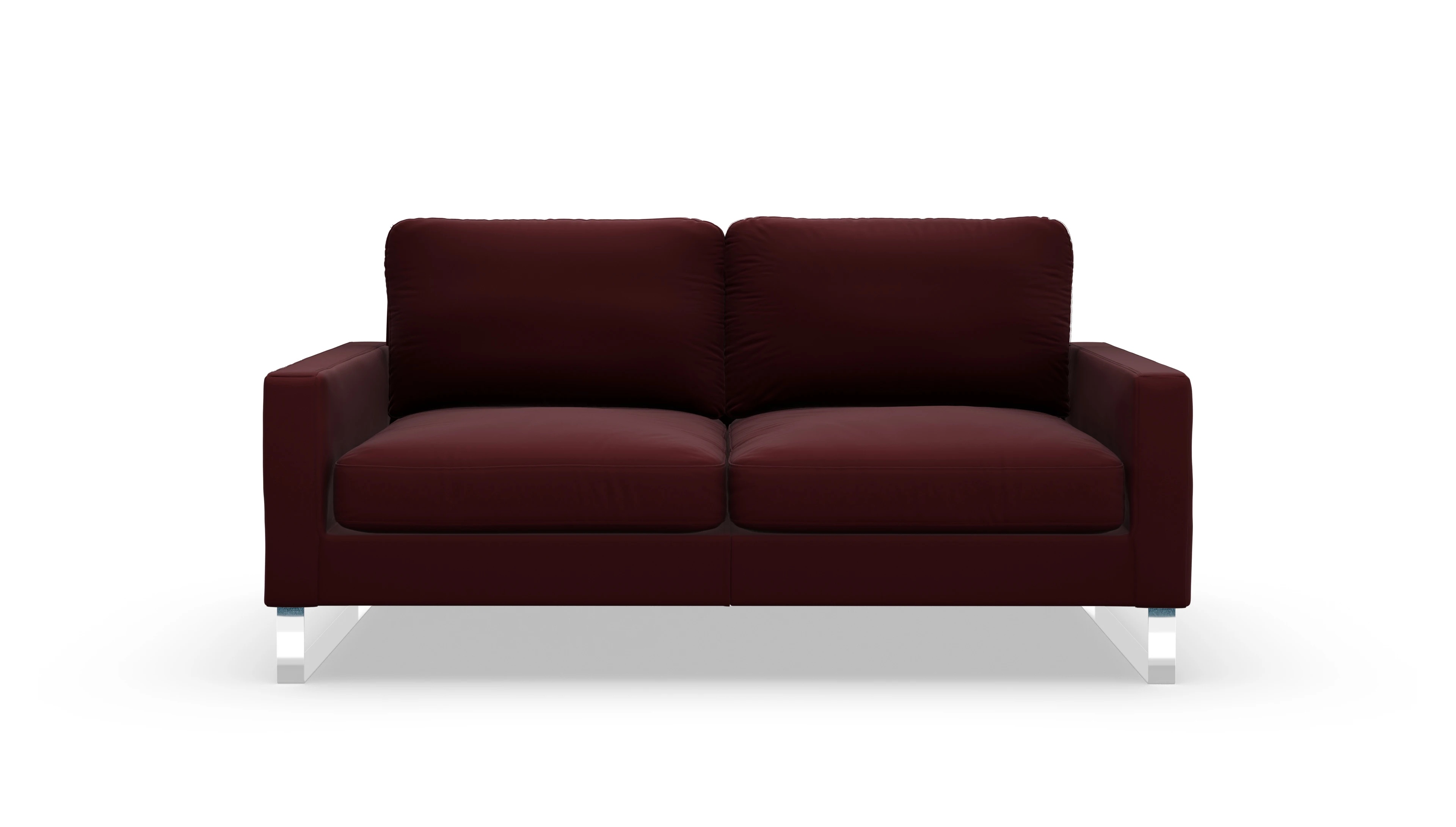 Cespon Ledersofa Ansicht des Produktes Cespon 2,5-Sitzer in Leder rot