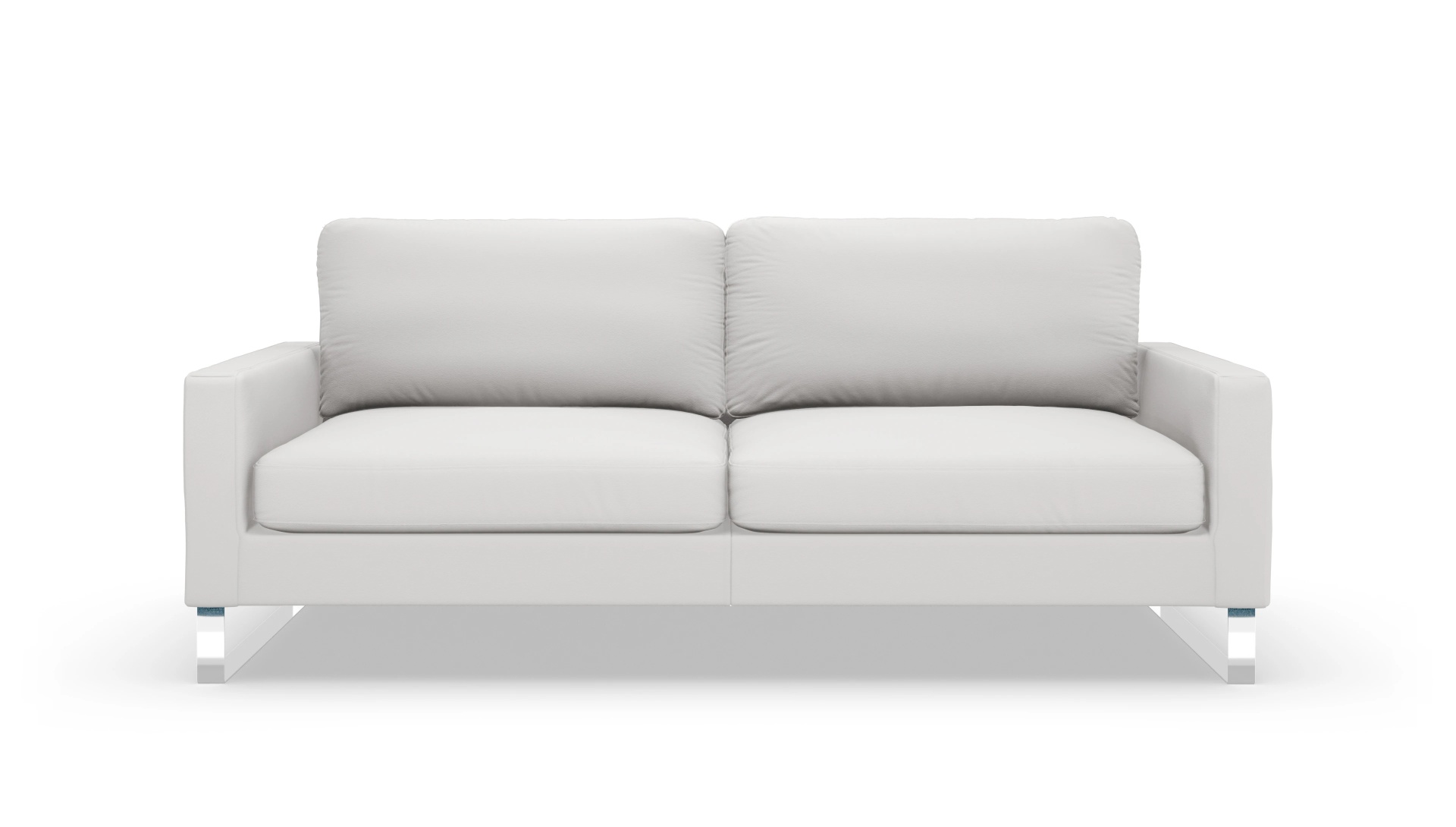 Cespon Ledersofa Ansicht des Produktes Cespon 3,5-Sitzer in Leder weiß
