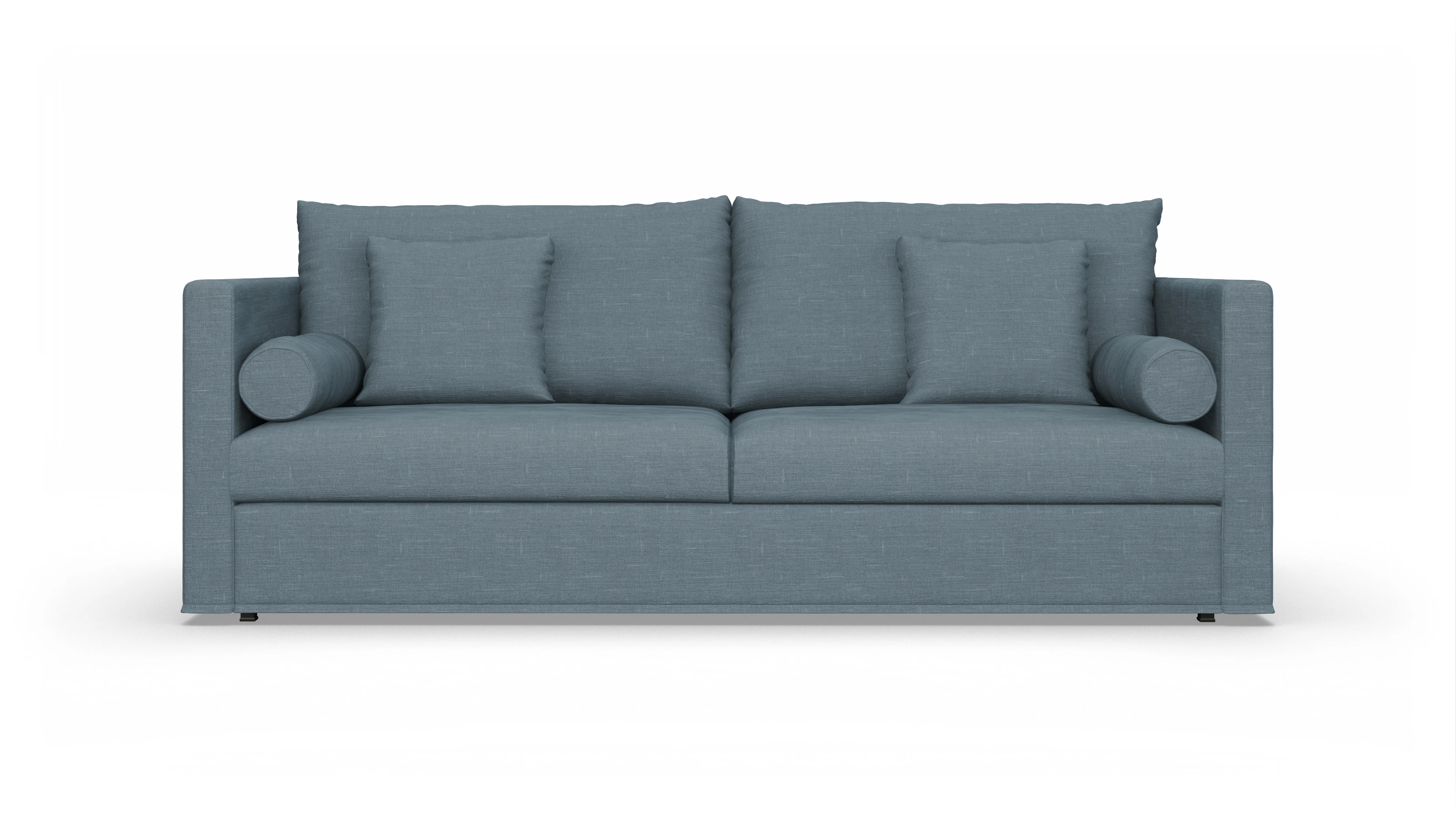 Ansicht des Produktes Vadena 3-Sitzer in Stoff blau