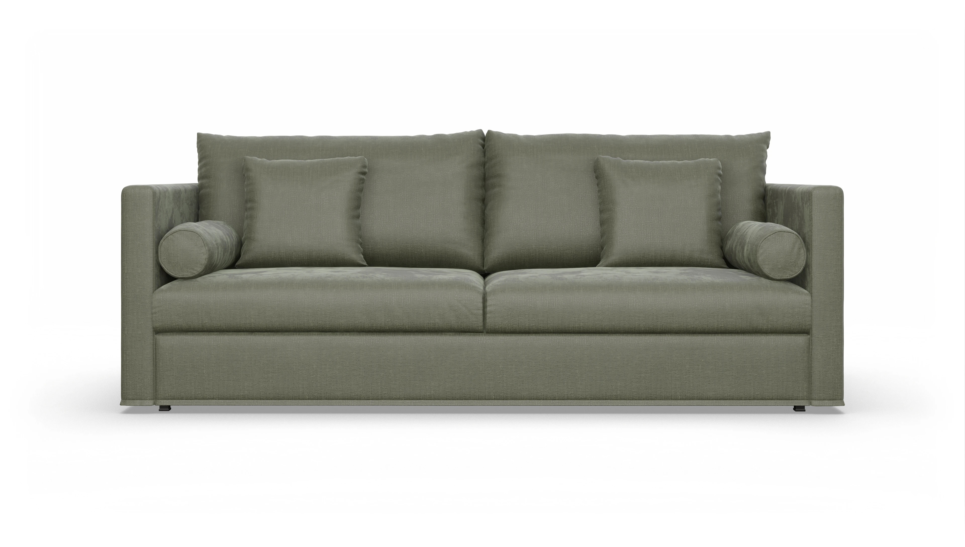 Schlafsofa Vadena Ansicht des Produktes Vadena 3-Sitzer in Stoff grün