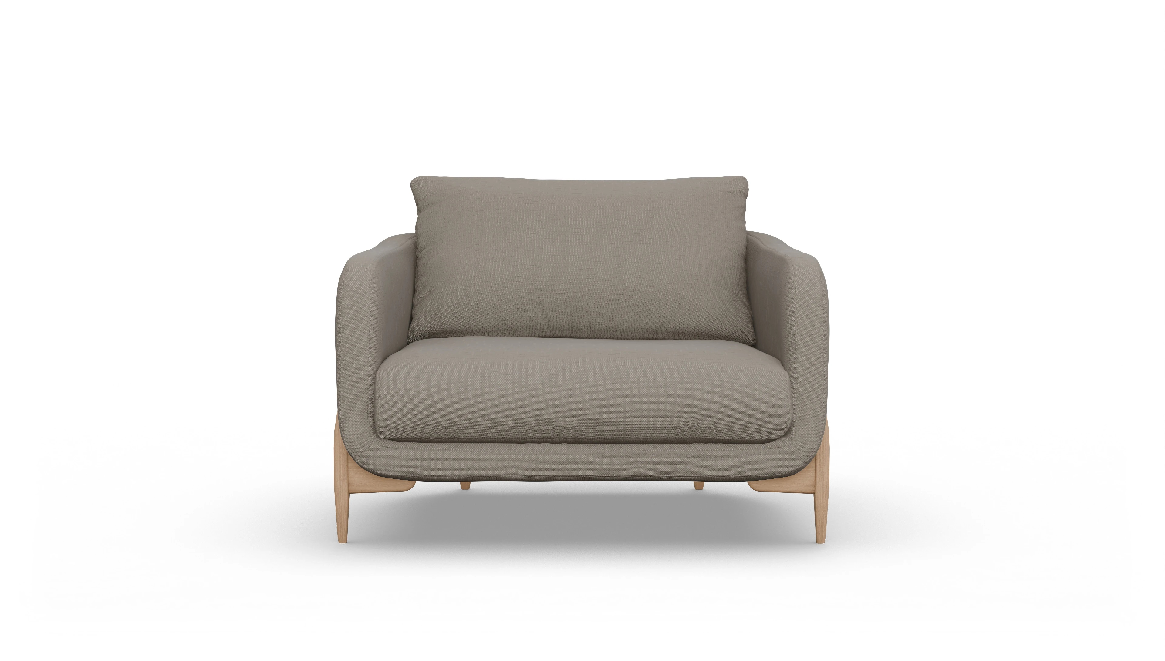 Ansicht des Produktes Iversen Sessel in Stoff beige