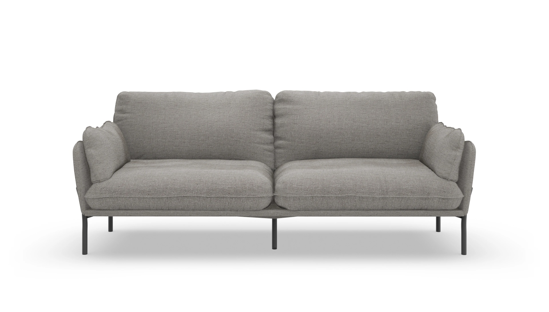 Stoffsofa Crimora Ansicht des Produktes Crimora 3-Sitzer in Stoff beige