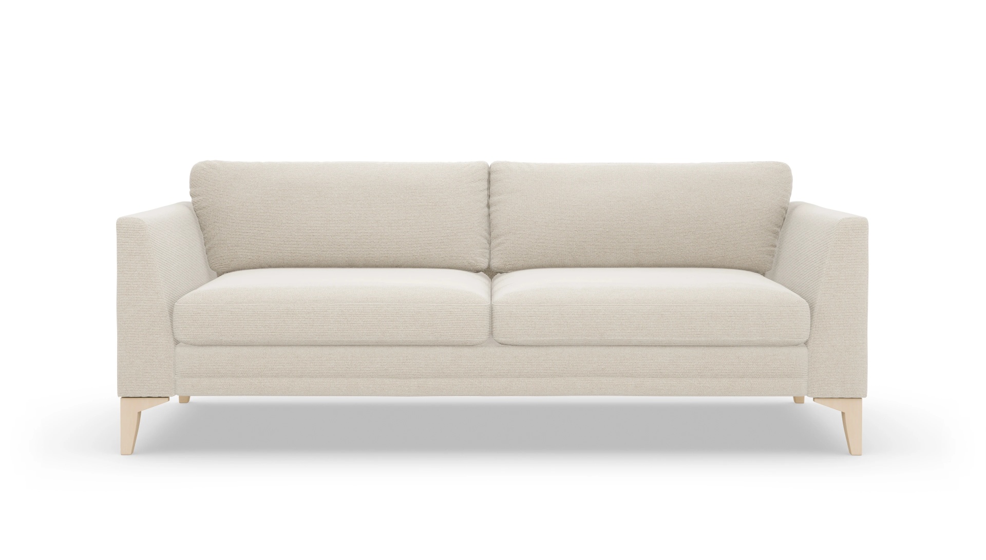 Stoffsofa Fairfield Ansicht des Produktes Fairfield 3-Sitzer in Stoff weiß