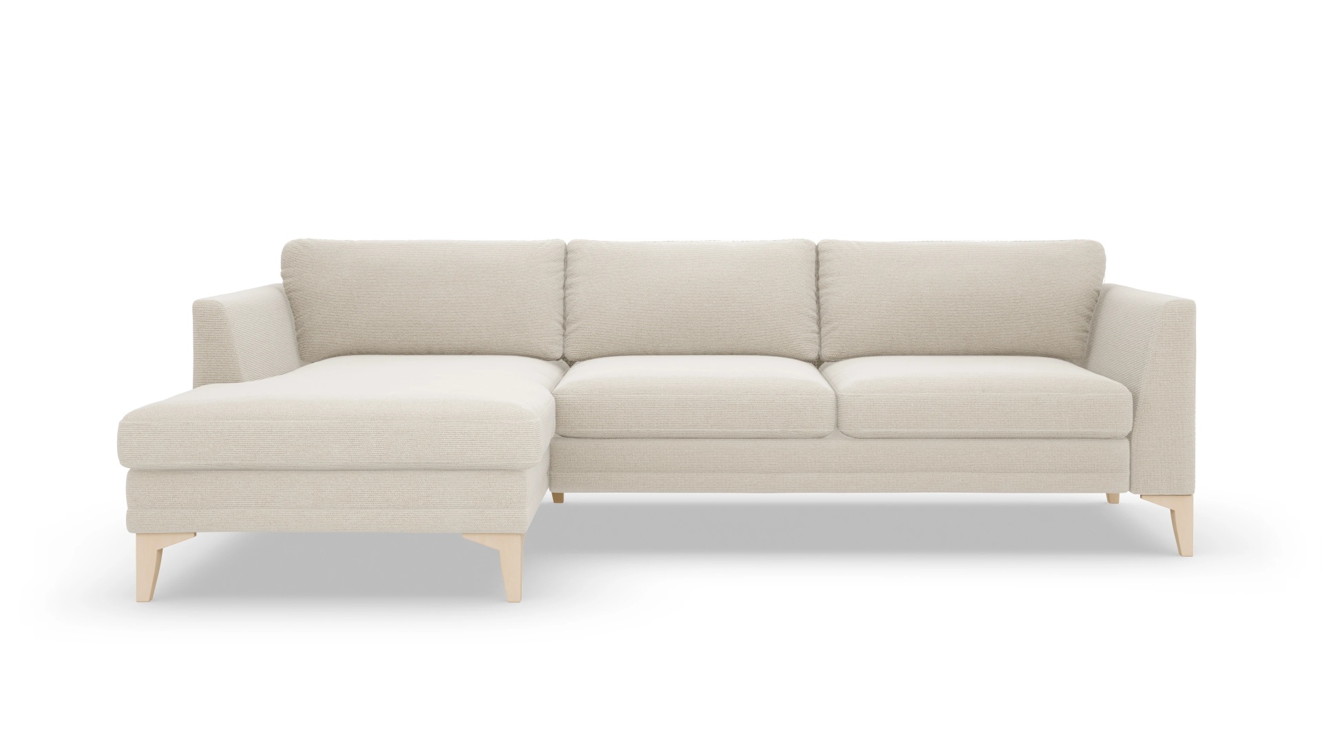 Ansicht des Produktes Fairfield Sofa mit Rec links in Stoff weiß