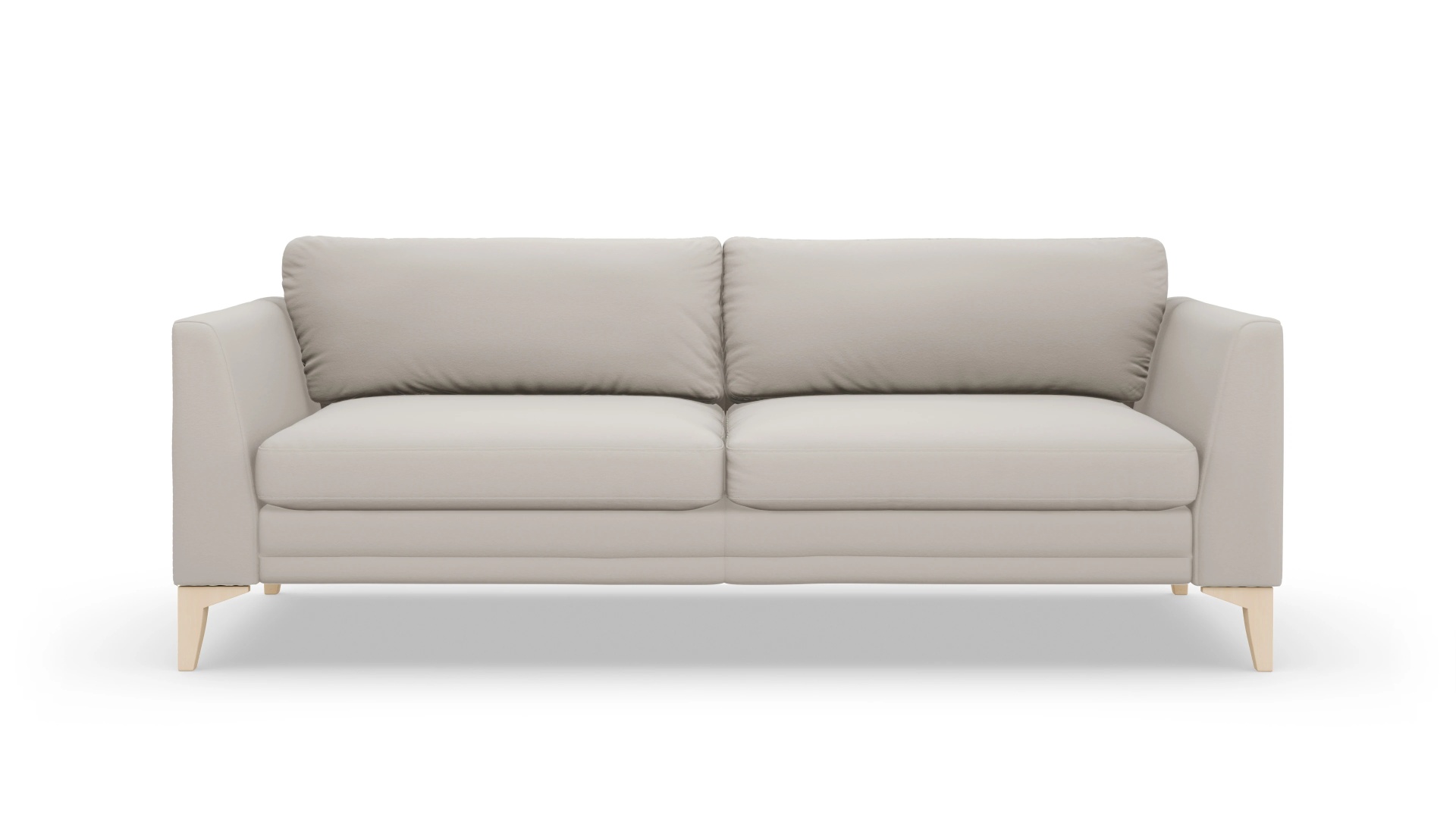 Ansicht des Produktes Fairfield 3-Sitzer in Leder grau
