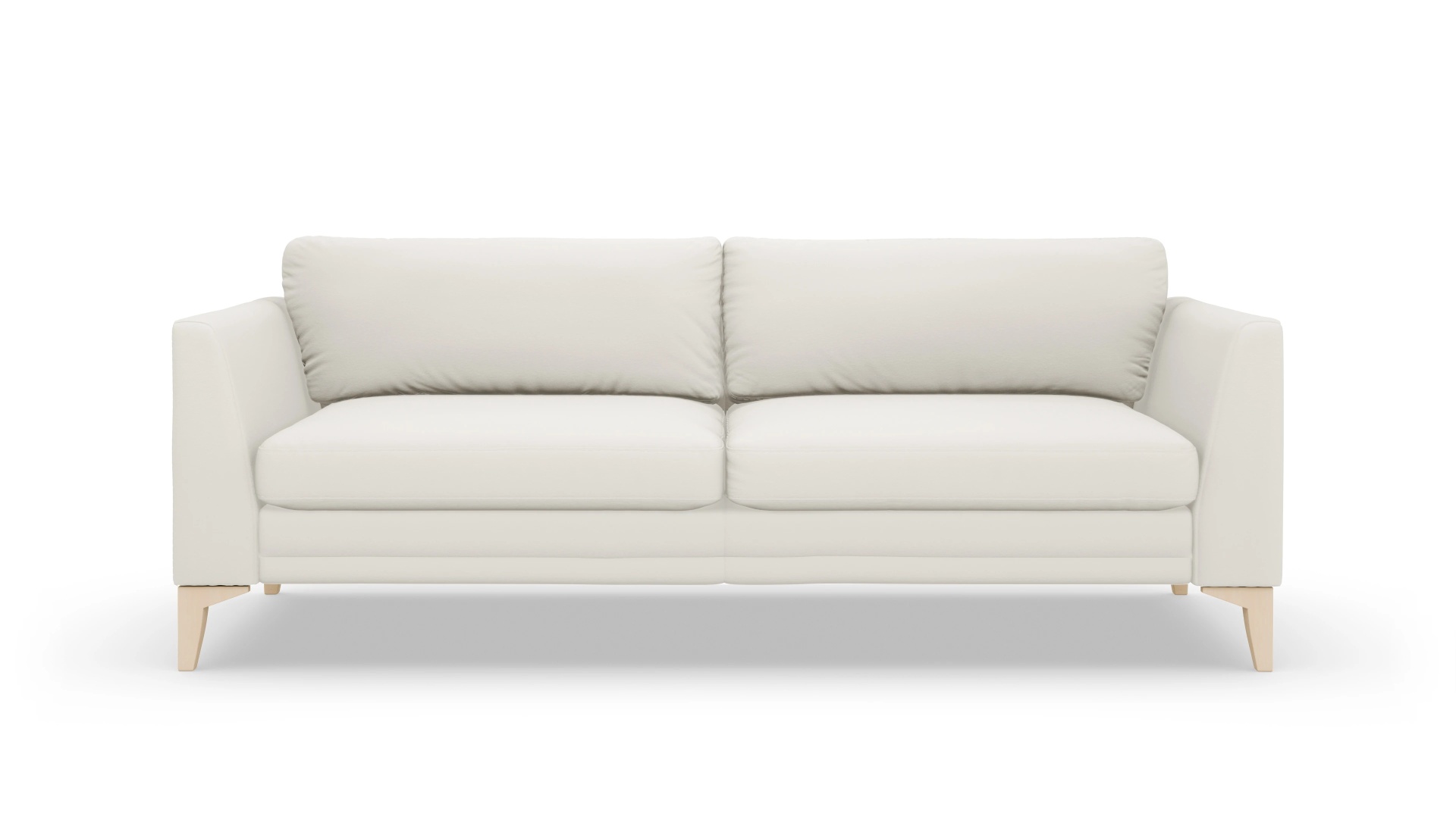 Ansicht des Produktes Fairfield 3-Sitzer in Leder weiß