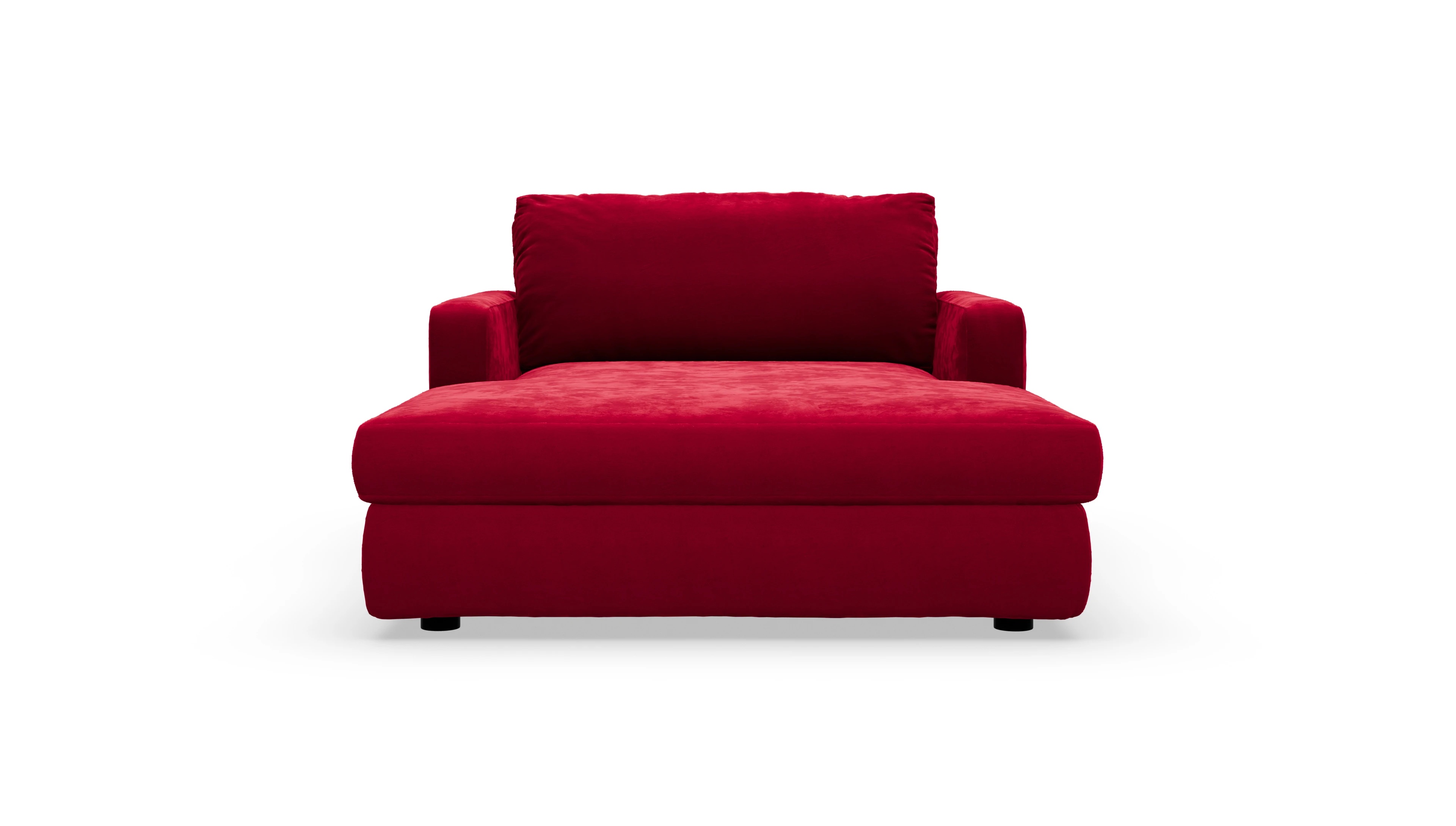 Ansicht des Produktes Amelia Sessel in Samt rot
