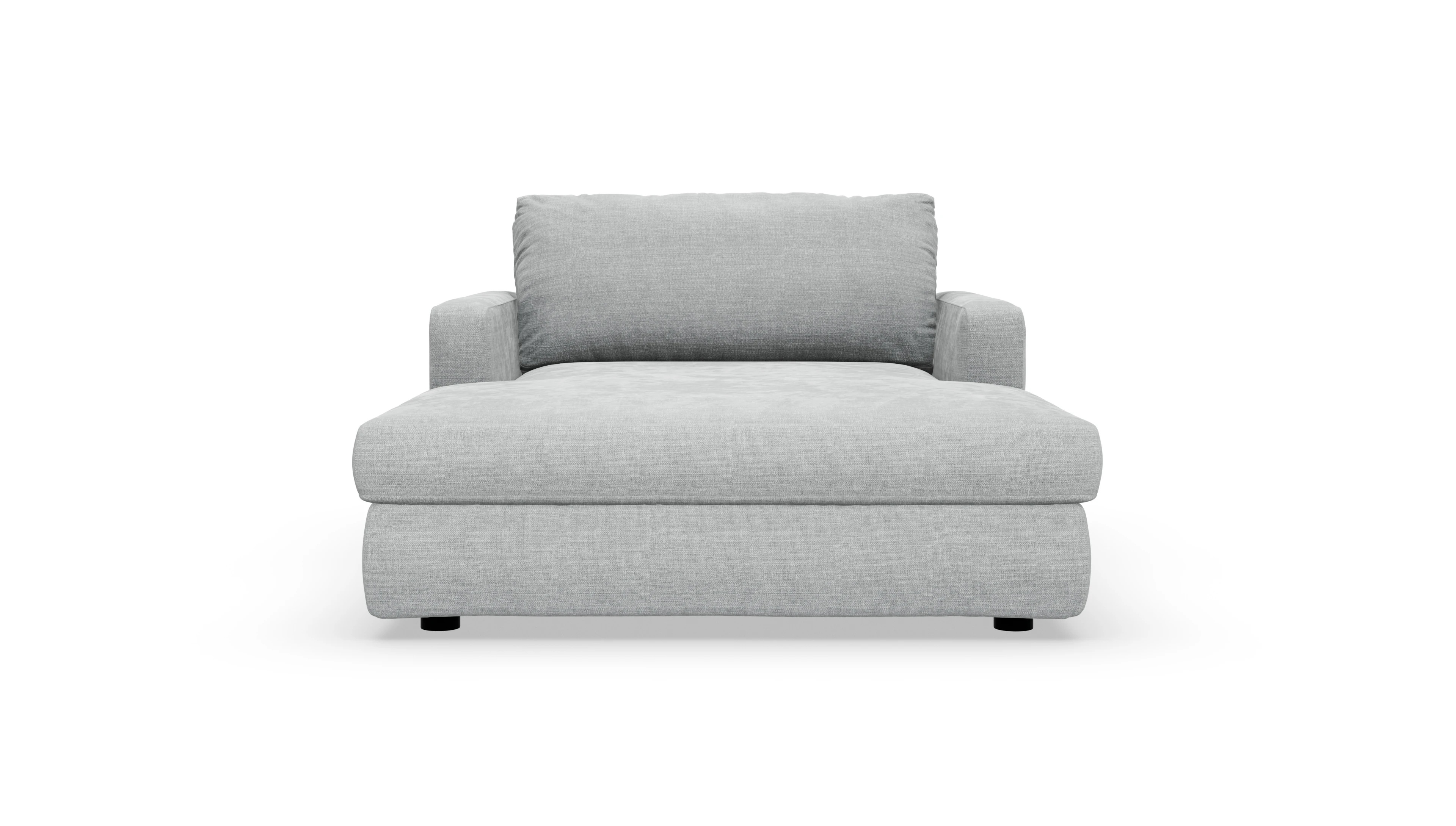Ansicht des Produktes Amelia Sessel in Stoff grau