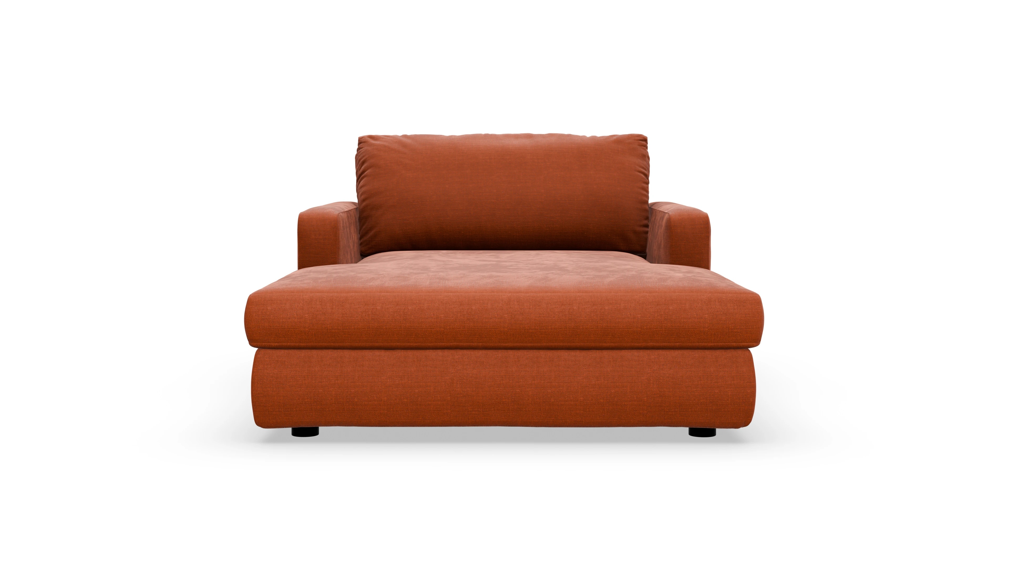 Ansicht des Produktes Amelia Sessel in Stoff orange