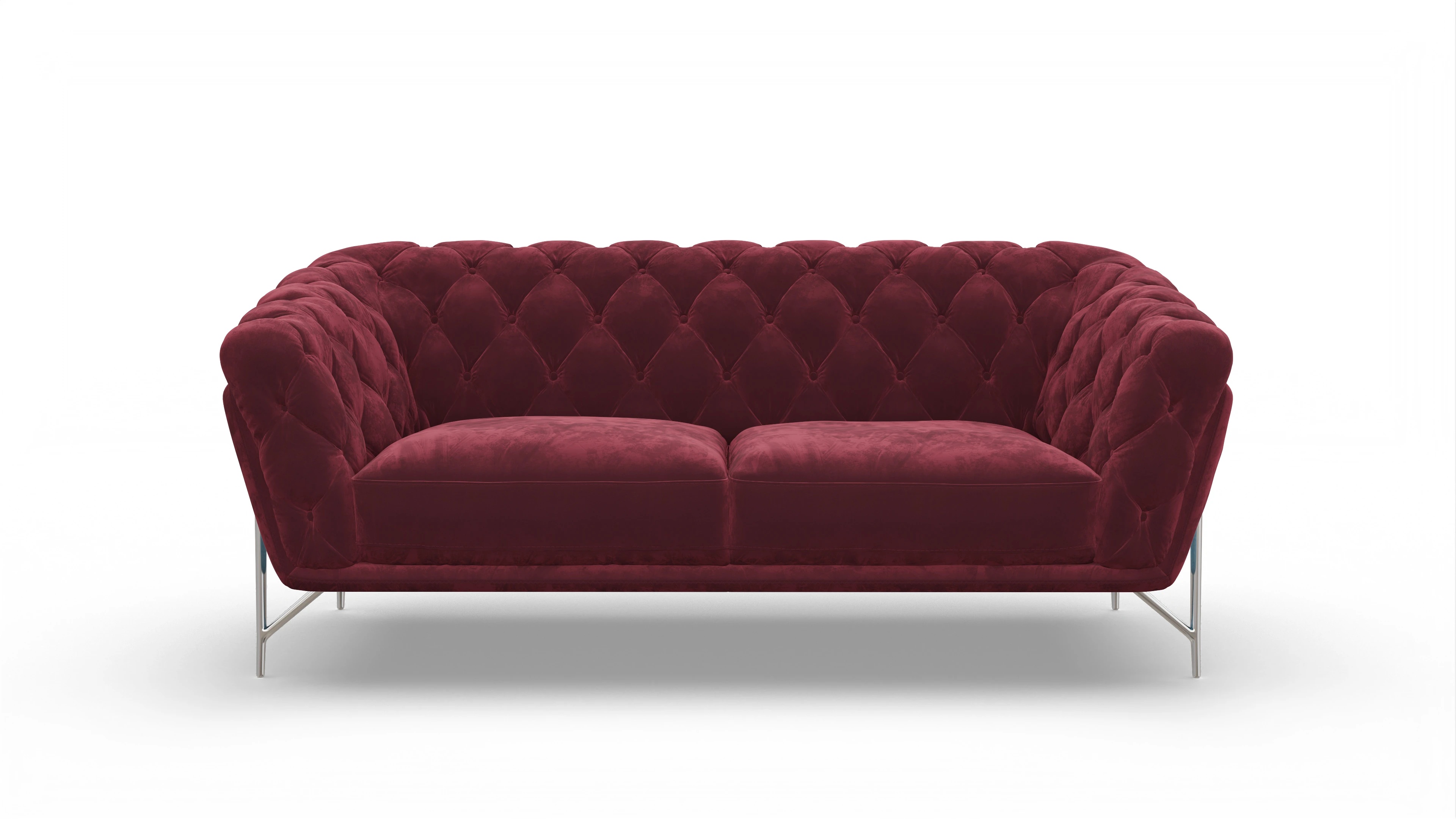 Ansicht des Produktes Alba 3-Sitzer in Samt rot