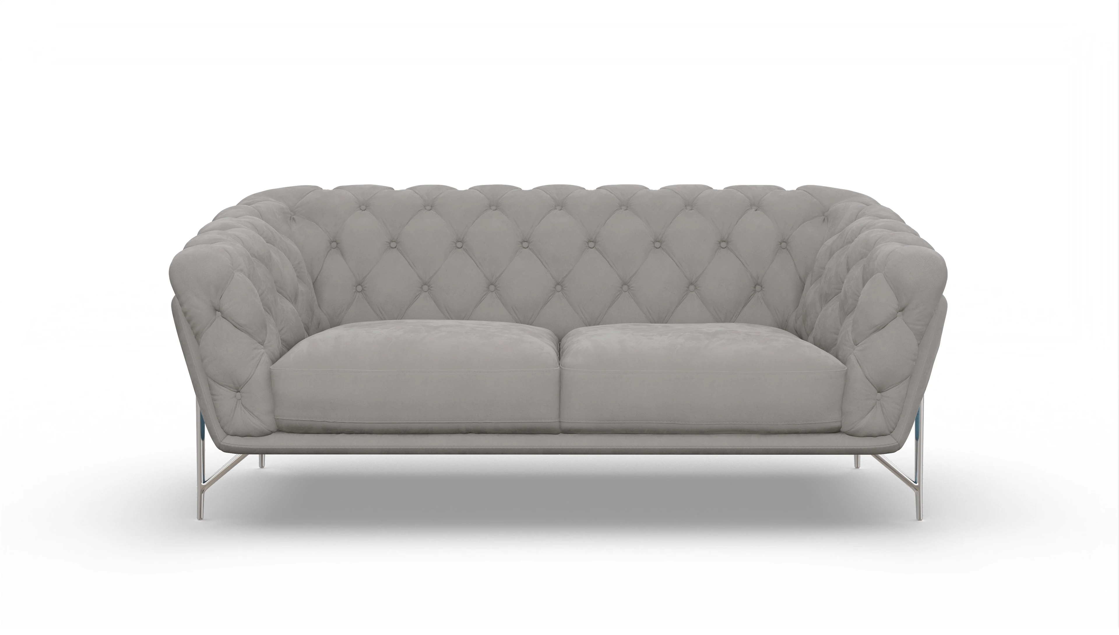 Modern Chesterfield Samtsofa Alba