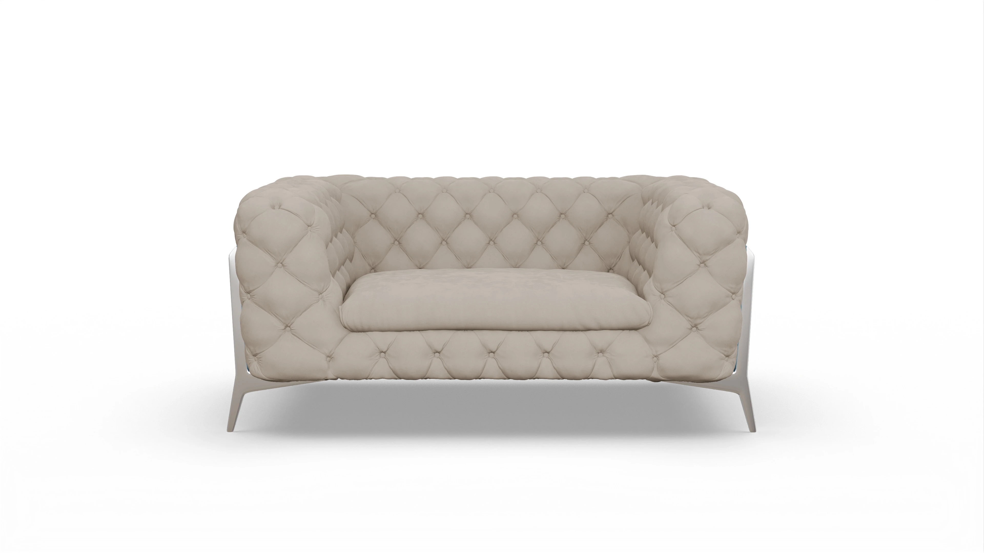 Ansicht des Produktes Juno Sessel in Samt beige