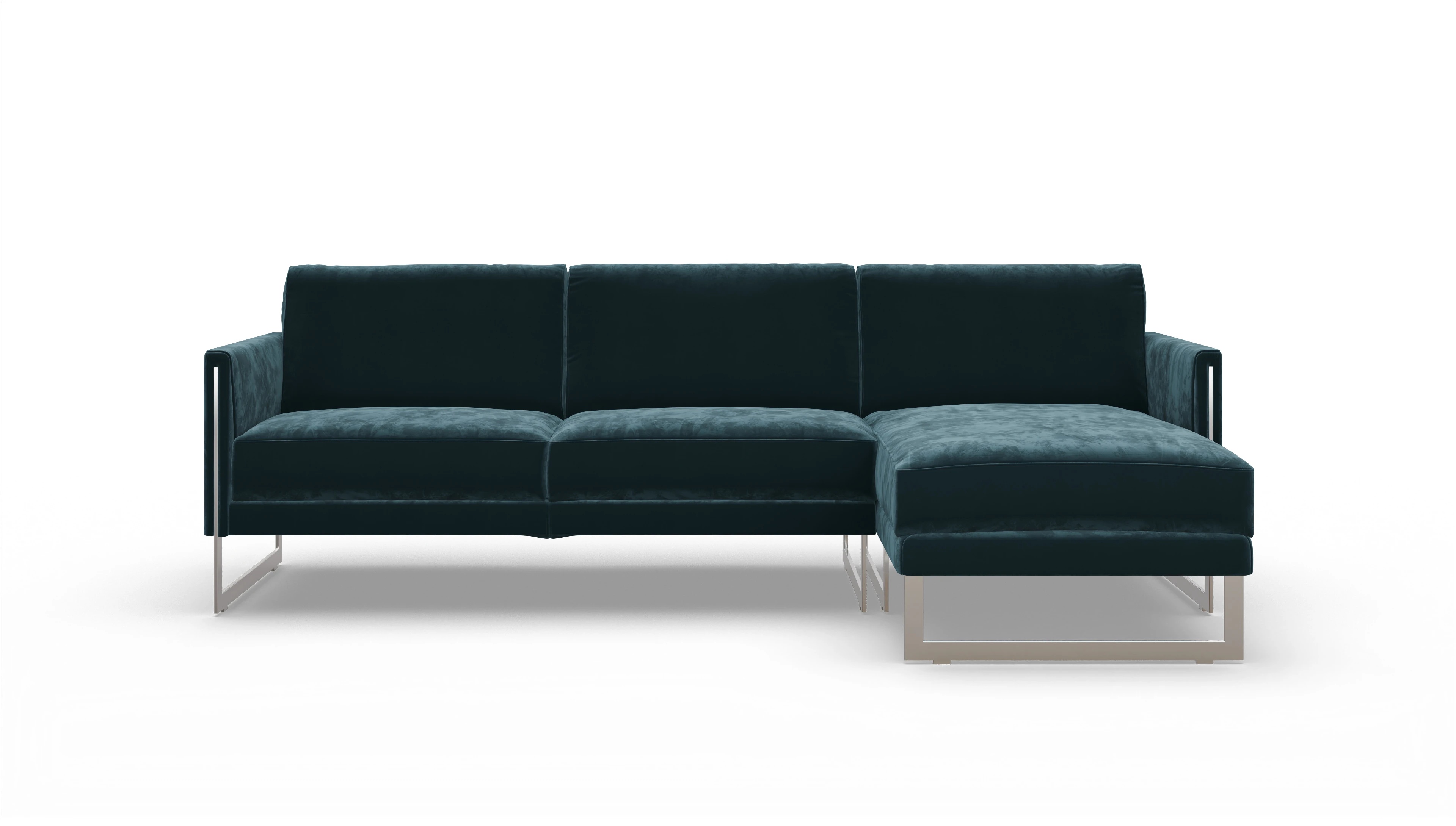 Designer-Sofa Nebbia in Samt