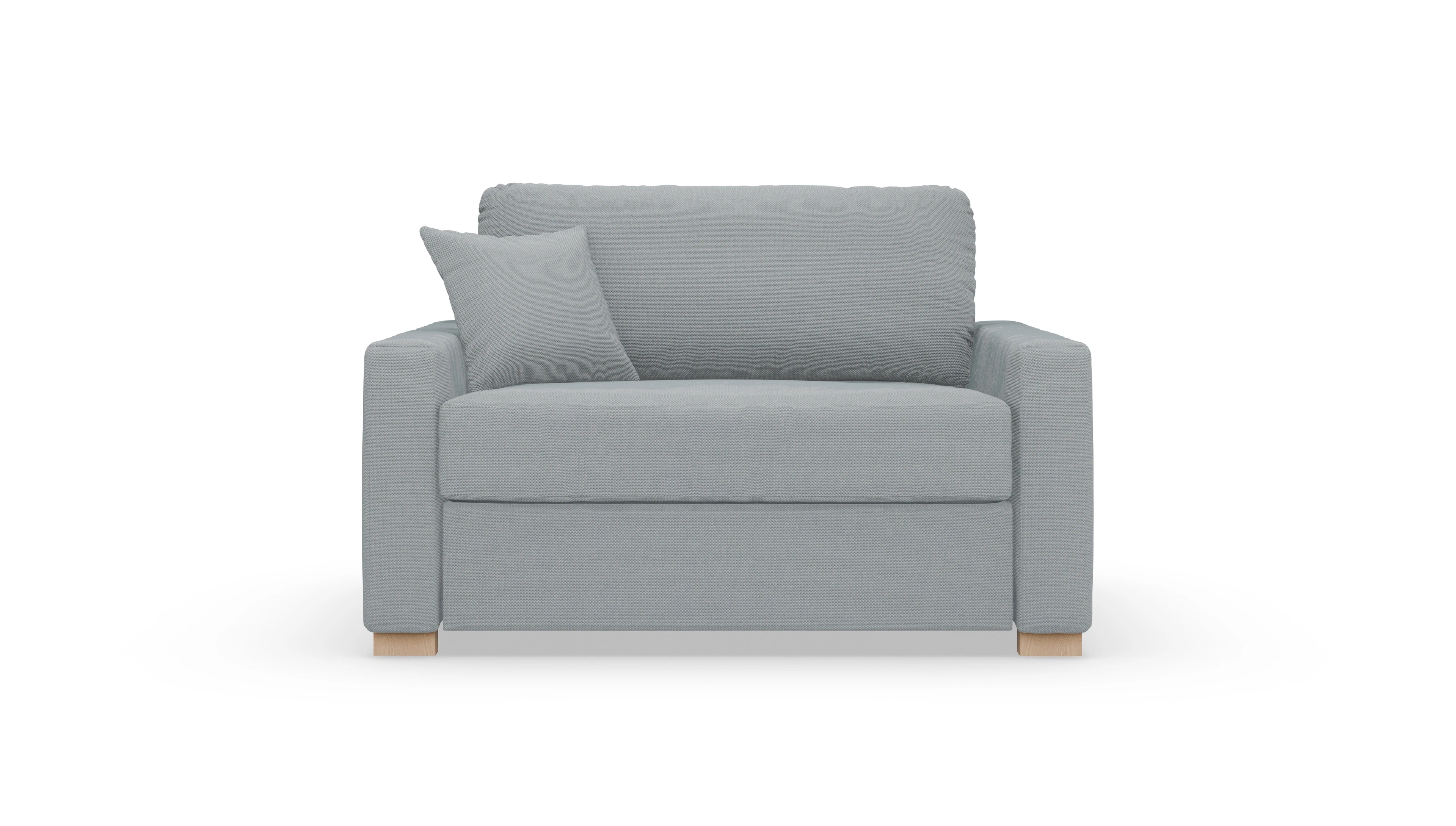 Ansicht des Produktes Christensen Sessel in Stoff blau