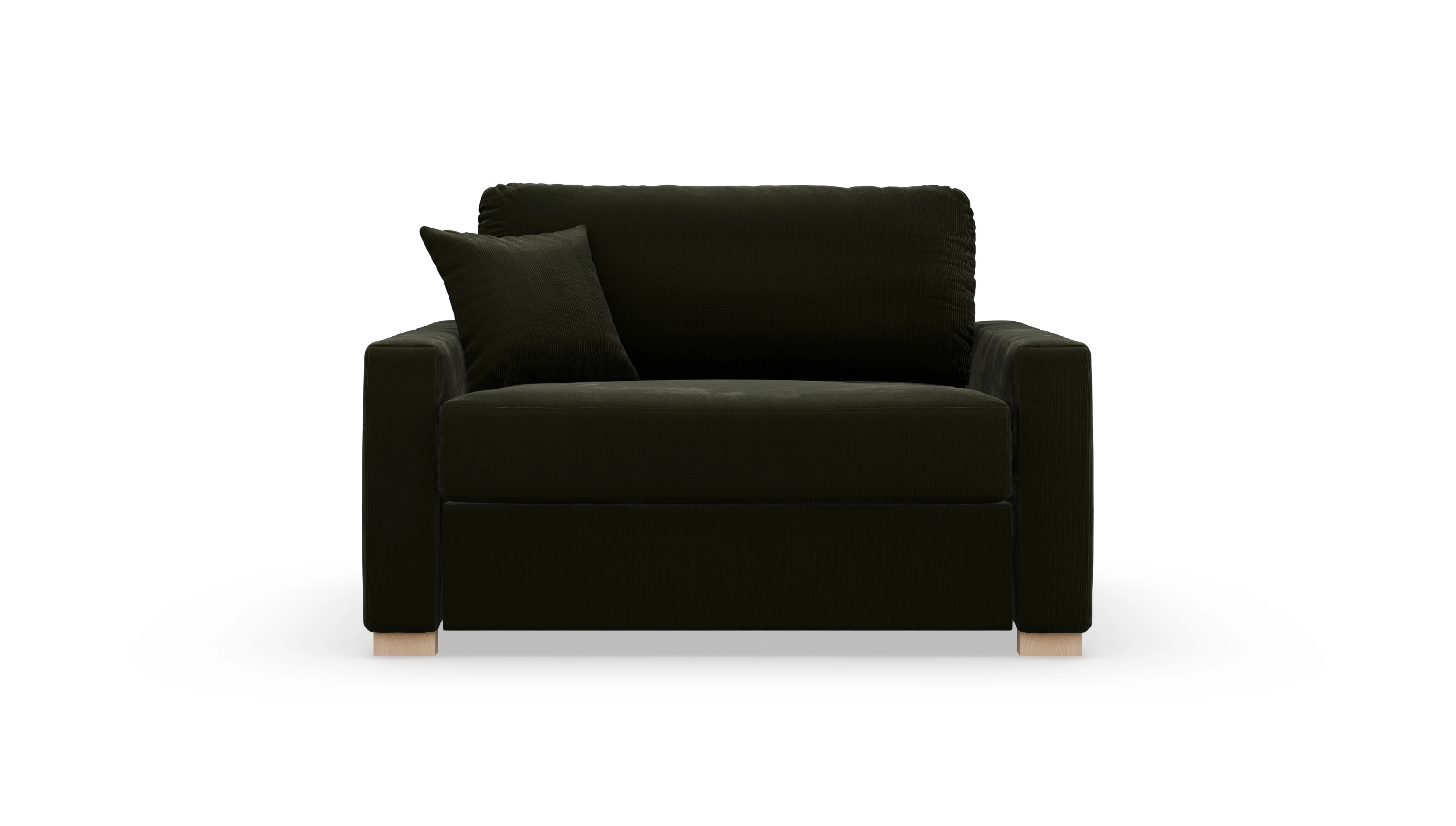 Ansicht des Produktes Christensen Sessel in Cord grün