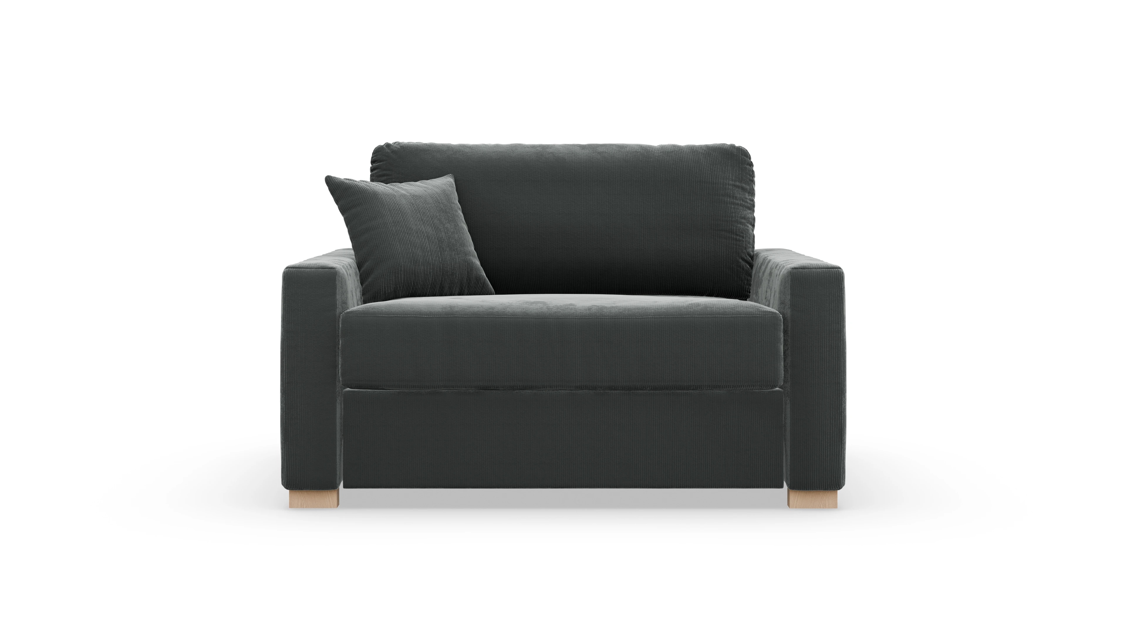 Ansicht des Produktes Christensen Sessel in Cord grau