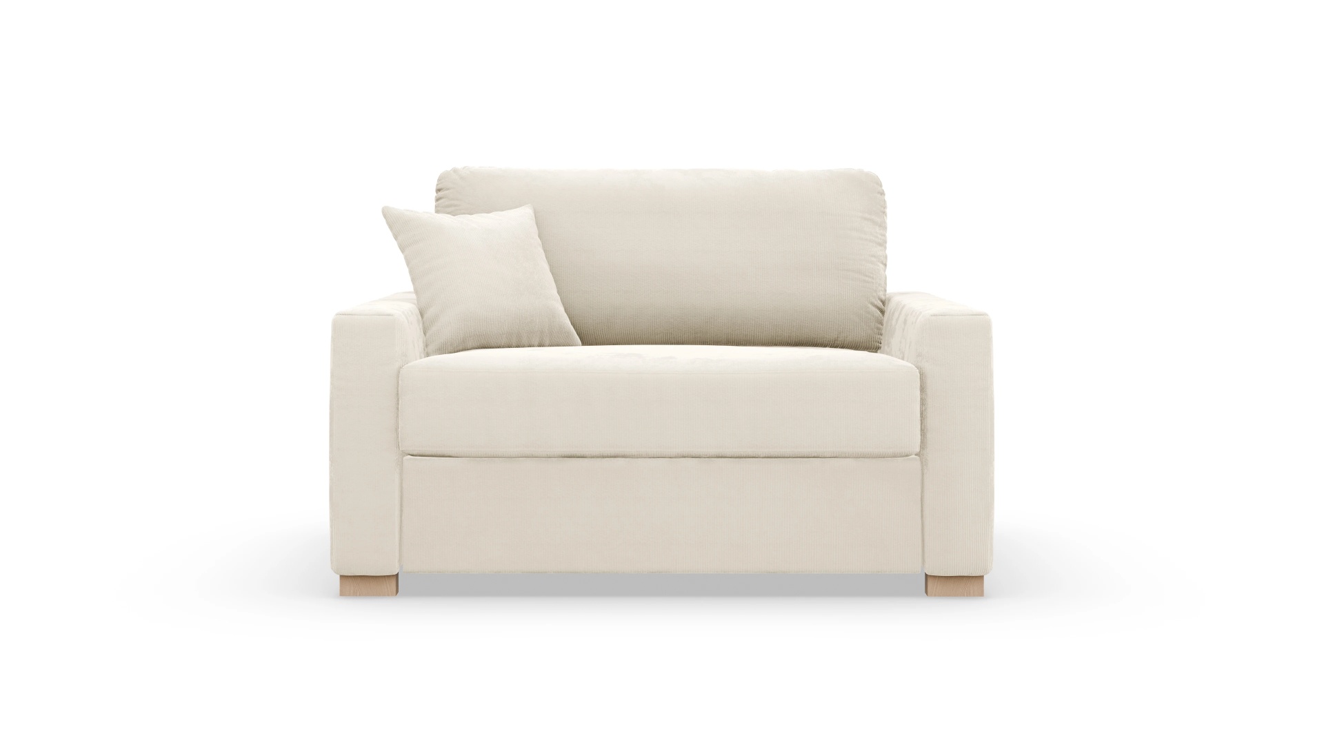 Schlafsessel Christensen Ansicht des Produktes Christensen Sessel in Cord weiß