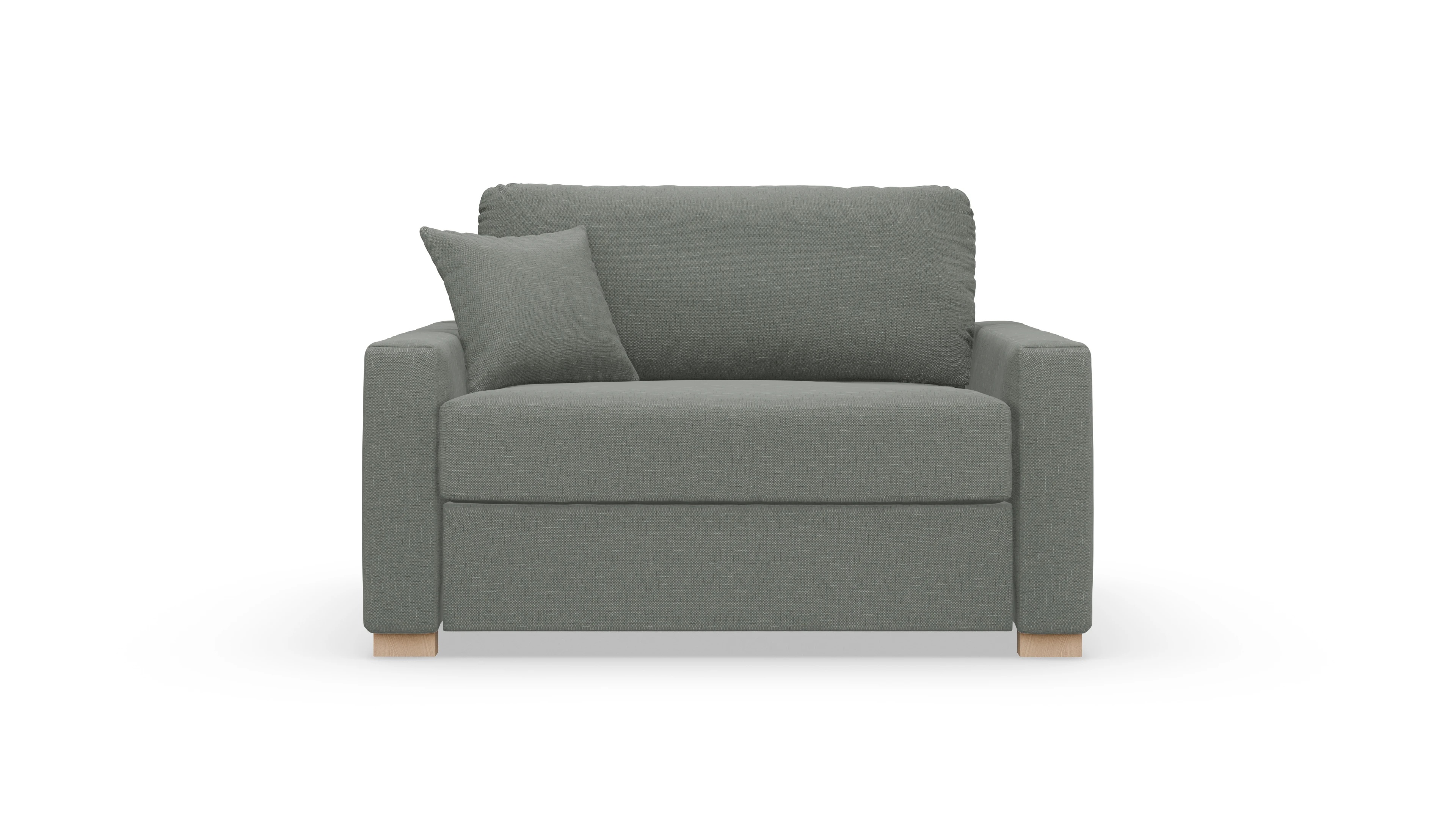 Ansicht des Produktes Christensen Sessel in Stoff grün