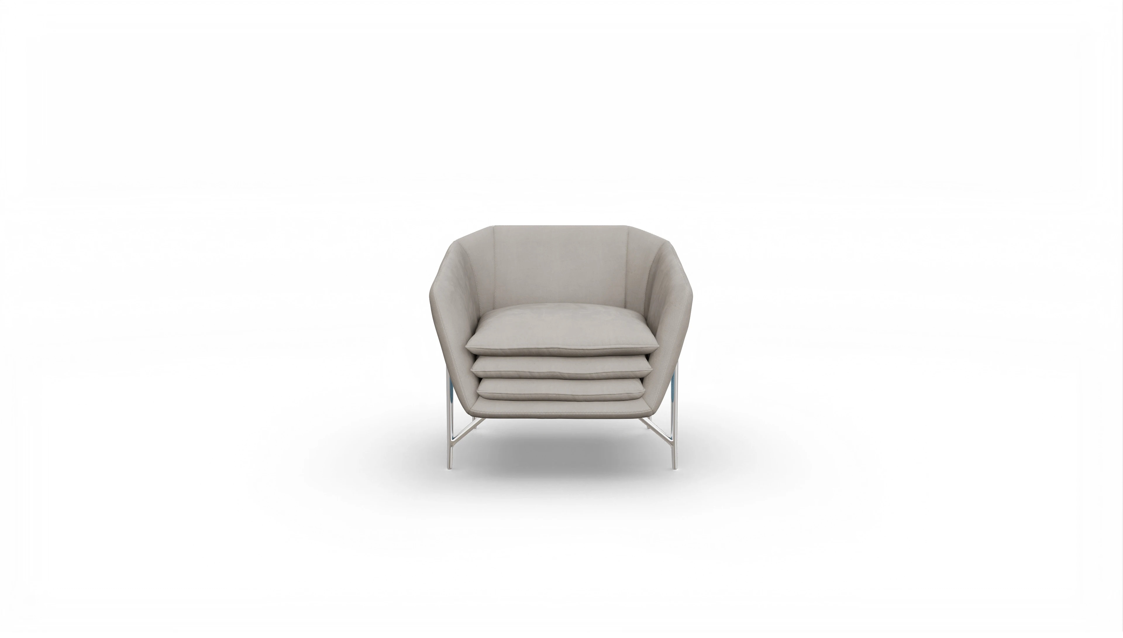 Designer-Sessel Aurora in Samt