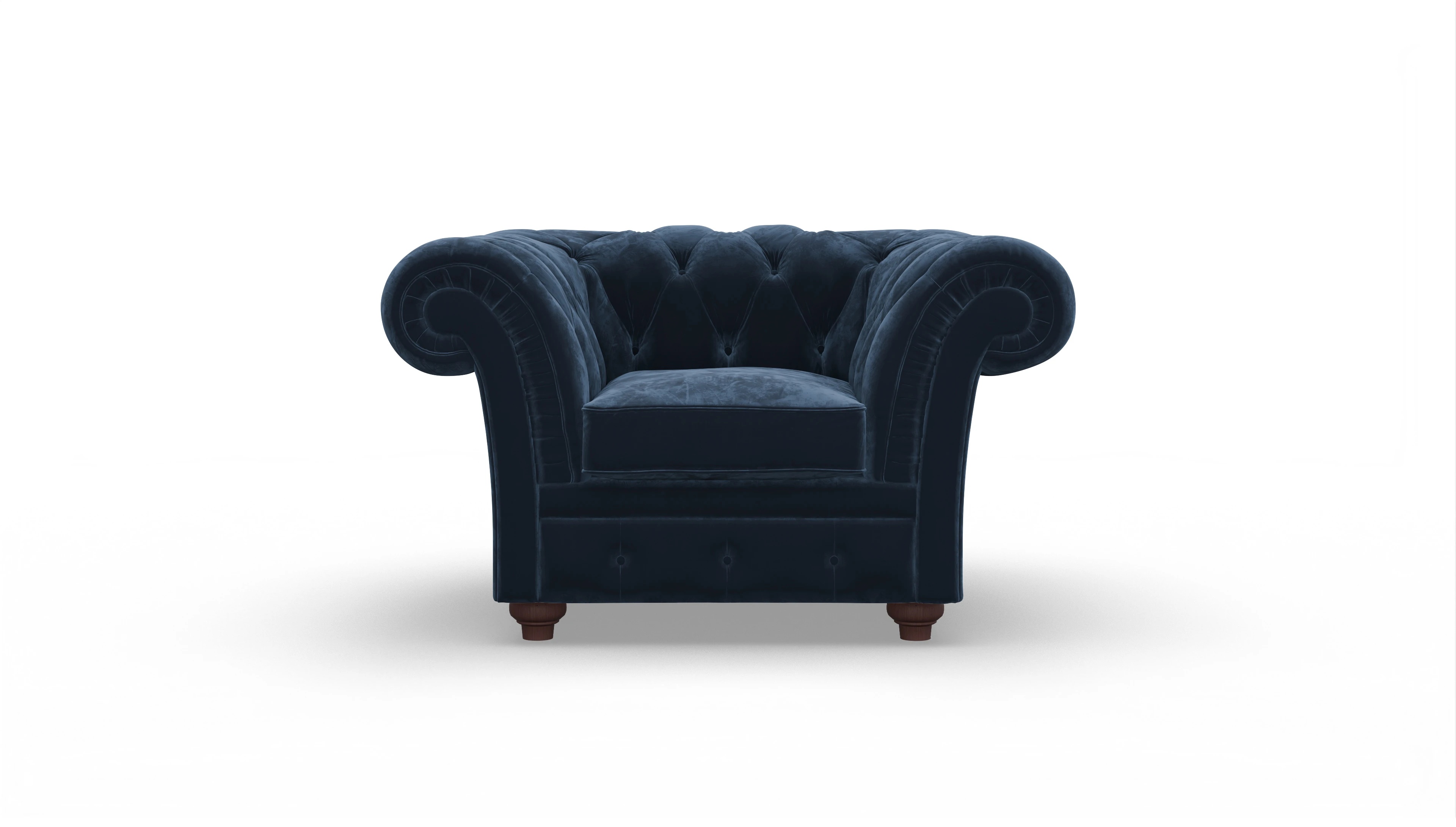 Ansicht des Produktes VIP Sessel in Samt blau