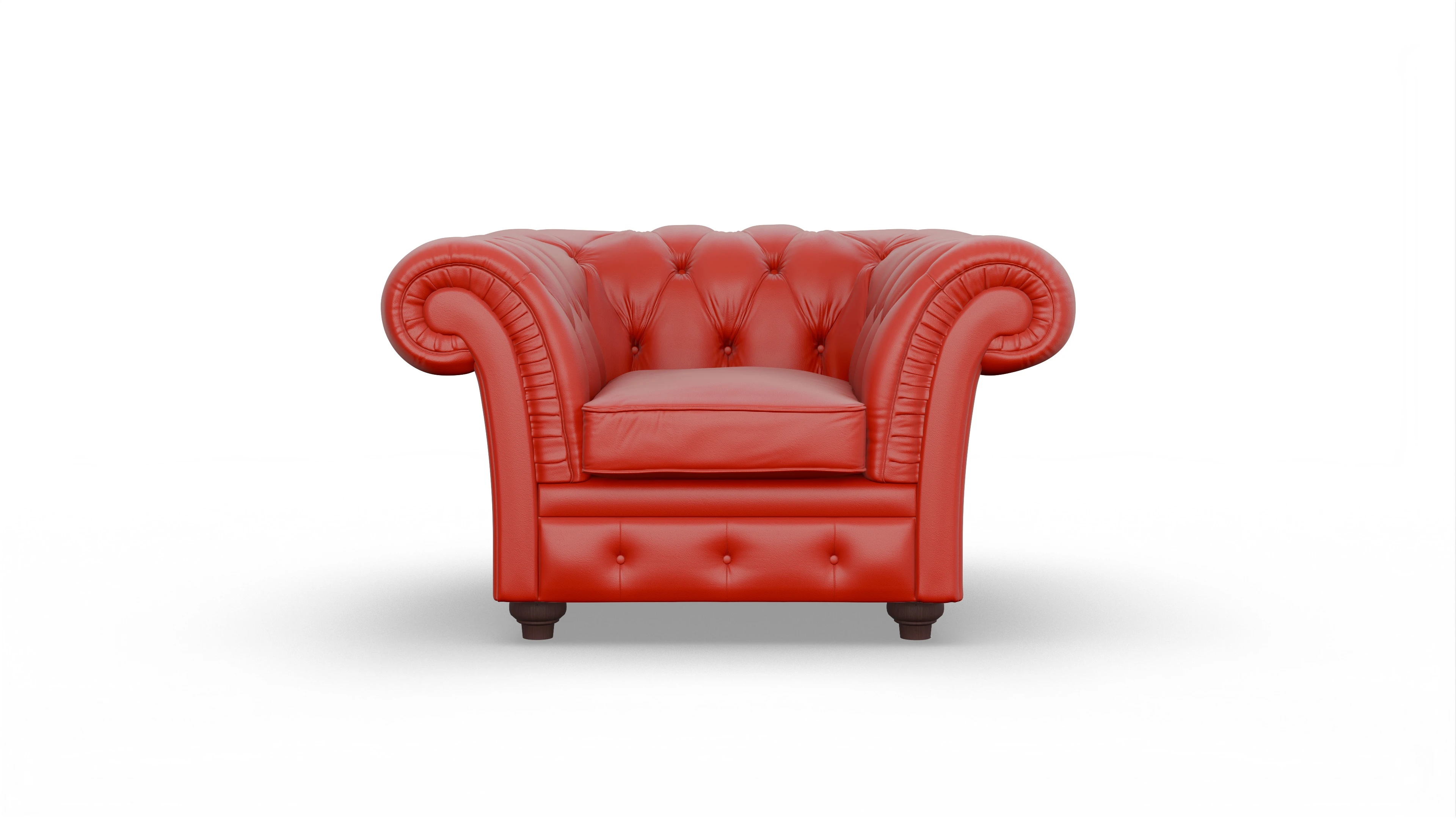 Ansicht des Produktes VIP Sessel in Leder rot