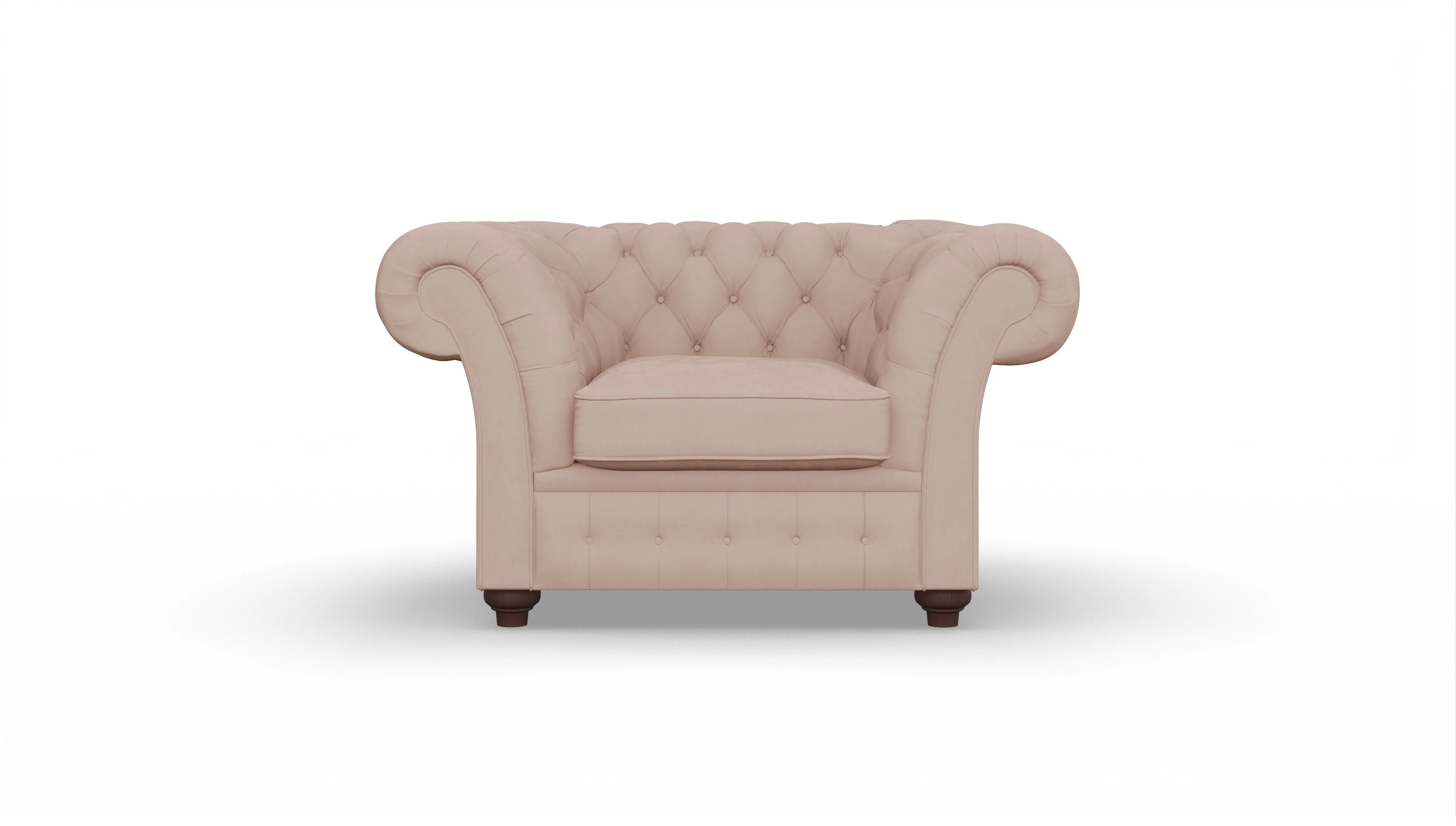 Ansicht des Produktes Duse Sessel in Samt blau