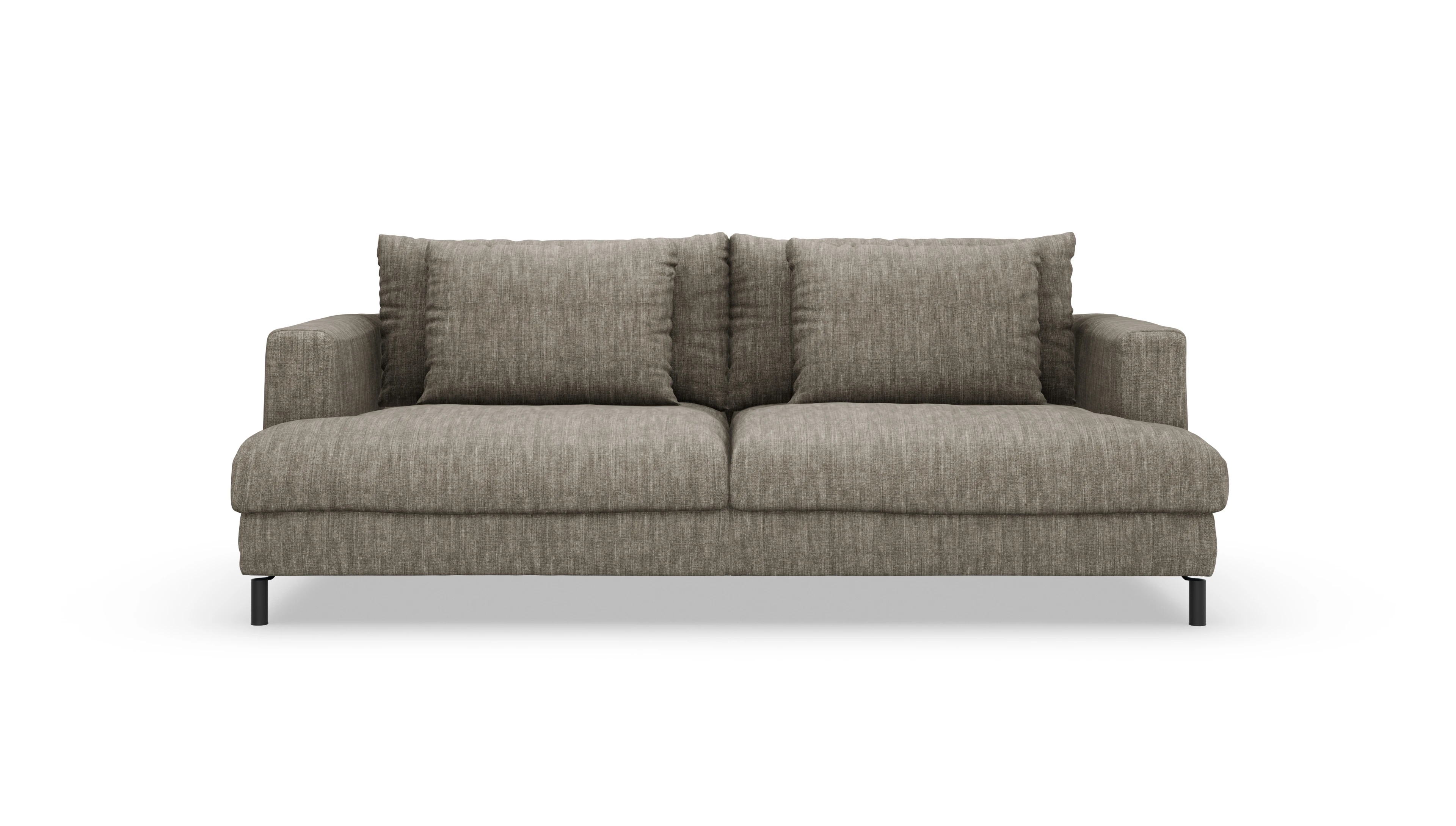 Sofa Faro in Stoff Ansicht des Produktes Faro 3-Sitzer in Stoff beige