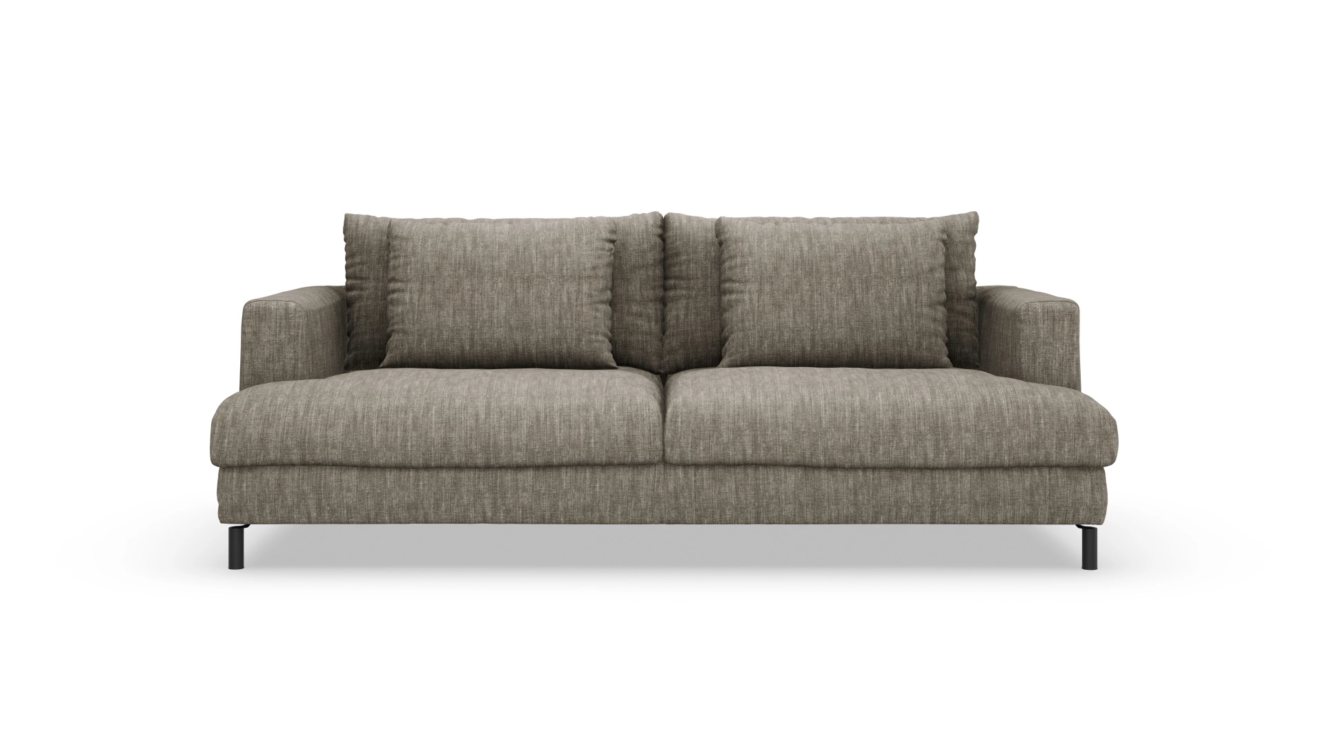 Sofa Faro in Stoff Ansicht des Produktes Faro 3-Sitzer in Stoff beige
