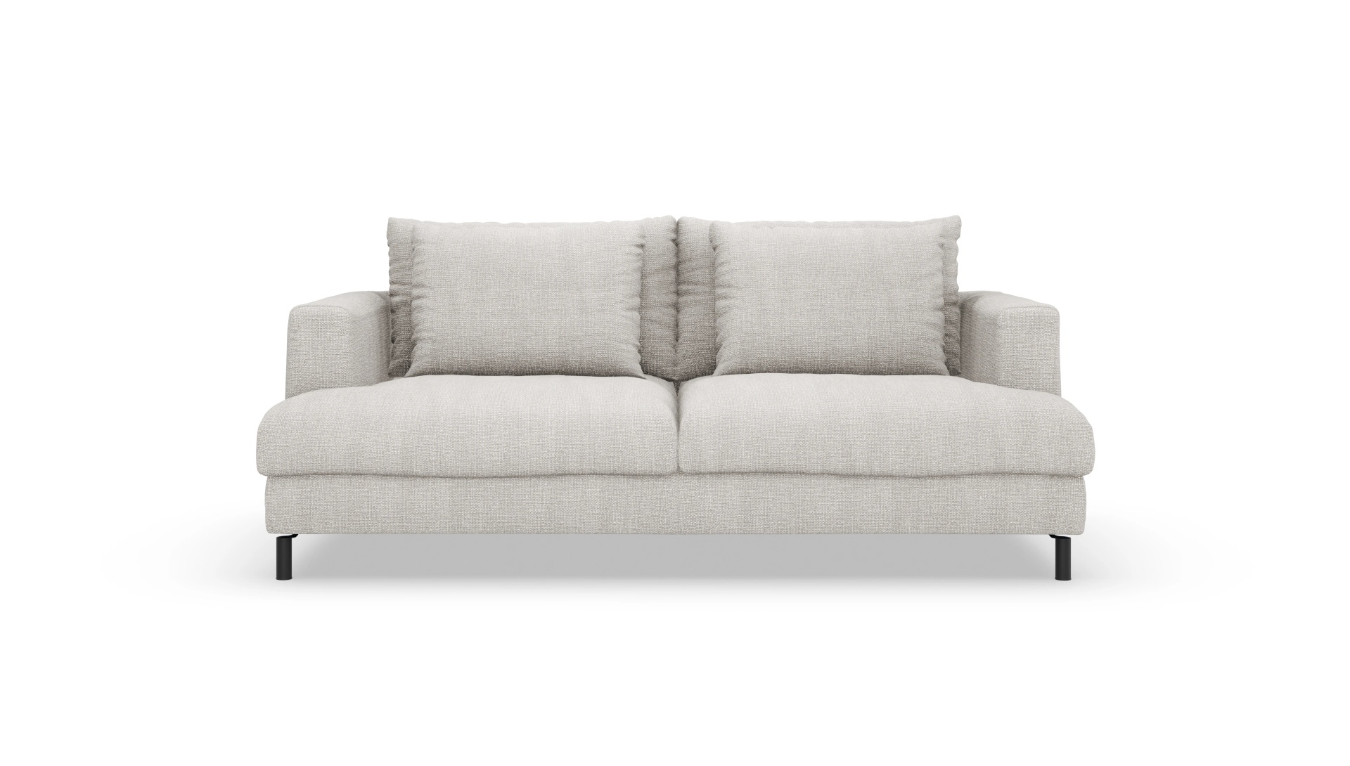 Sofa Faro in Stoff Ansicht des Produktes Faro 2,5-Sitzer in Stoff weiß