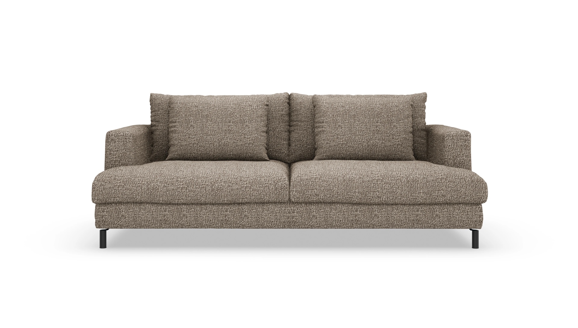 Sofa Faro in Stoff Ansicht des Produktes Faro 3-Sitzer in Stoff beige