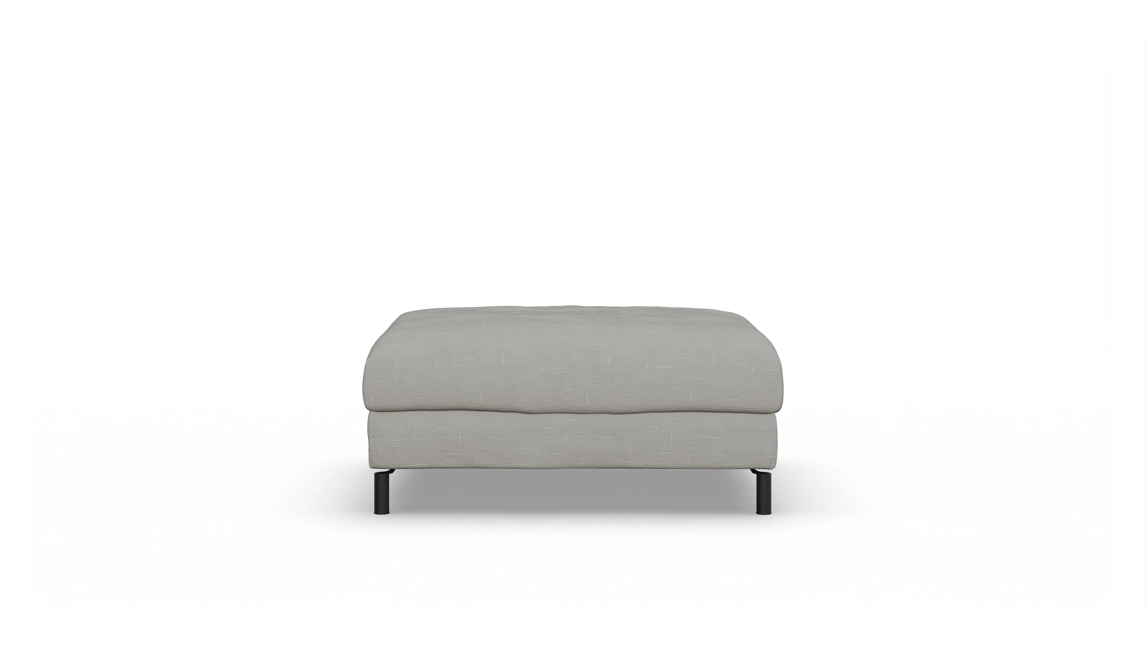 Ansicht des Produktes Faro Hocker in Stoff grau